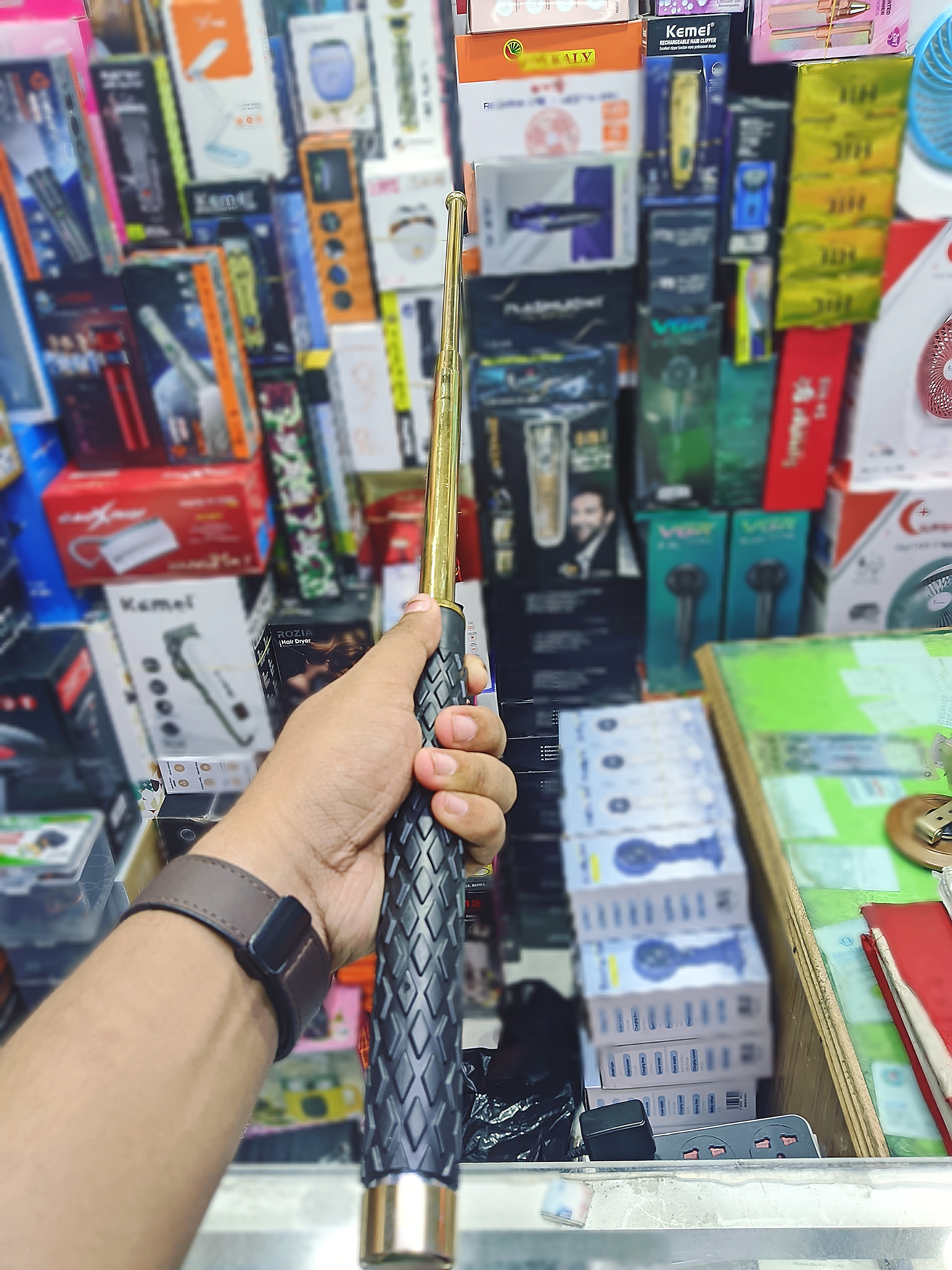 Golden Metal Self Defence Premium Rab Stick - 26 Inch_img_3