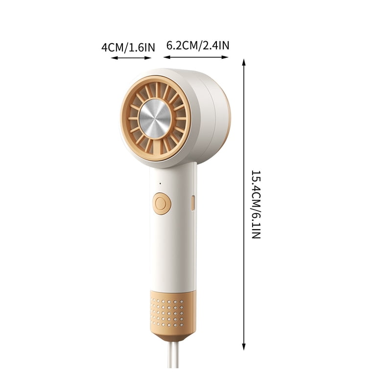 Portable Handheld Fan With 6-speed Wind Speed USB Rechargeable_img_2