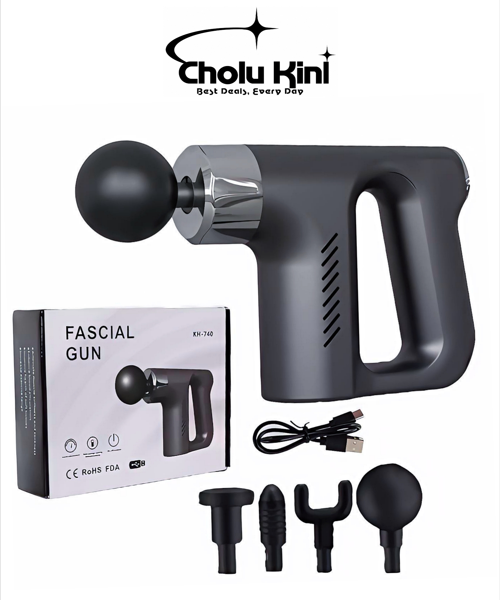 Facial gun kh-740 (rechagable)
