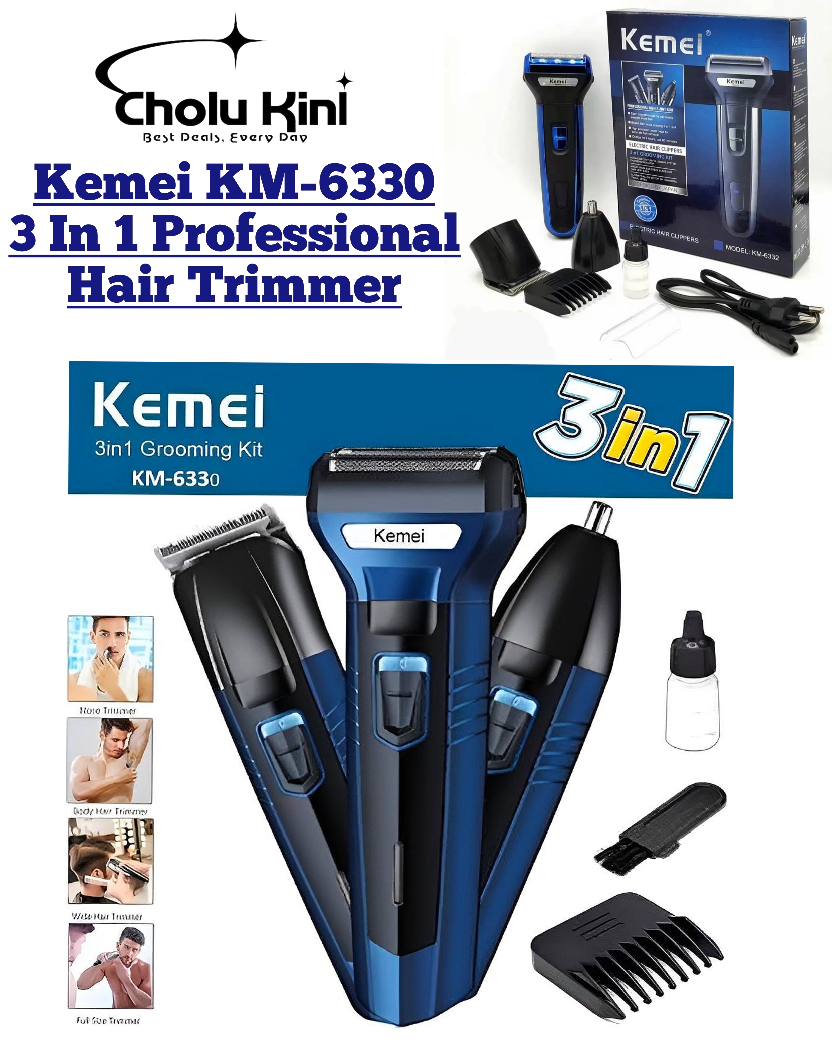 Kemei: KM-6330_img_0