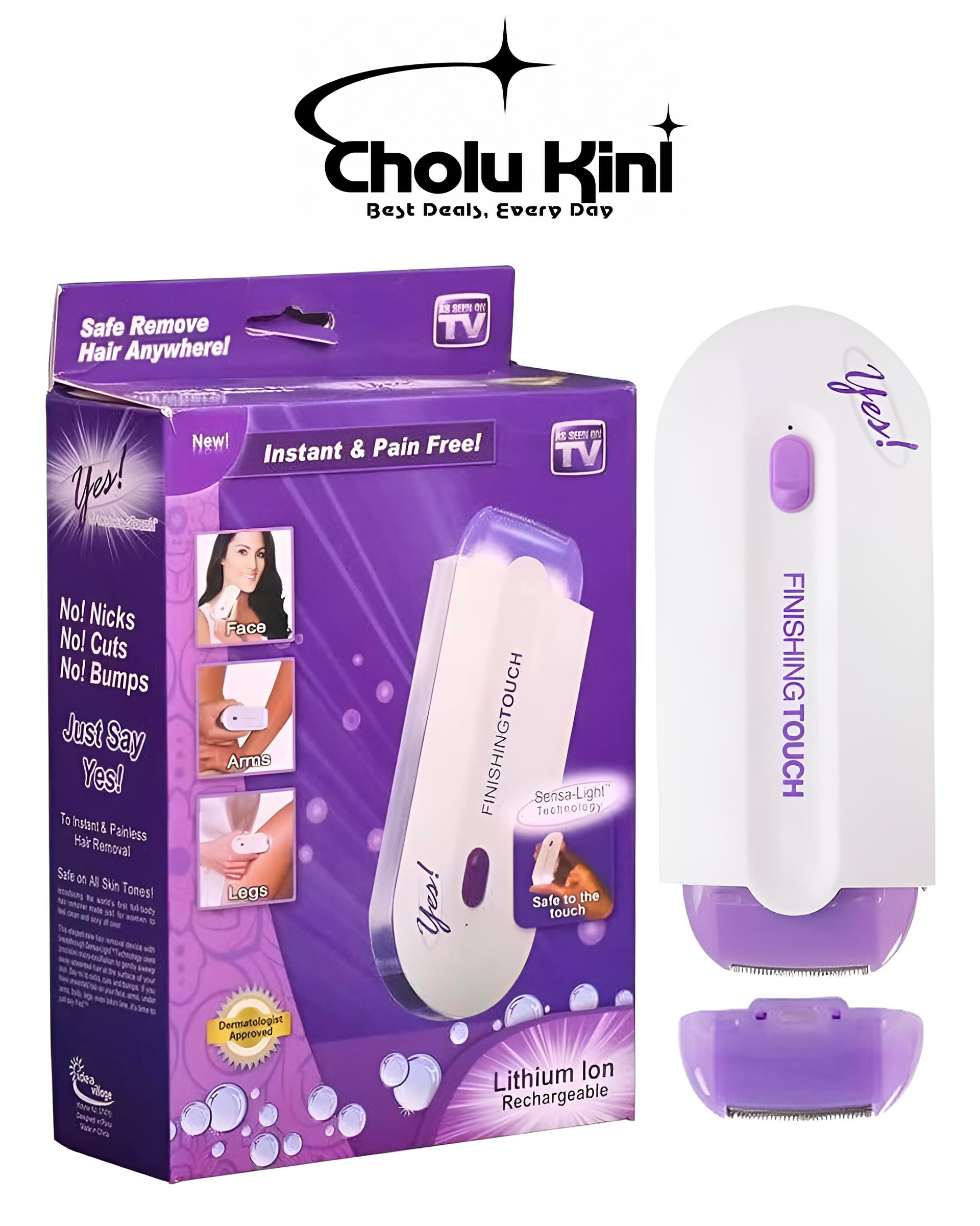 Yes Finishing Touch Hair Remover Epilator Tool