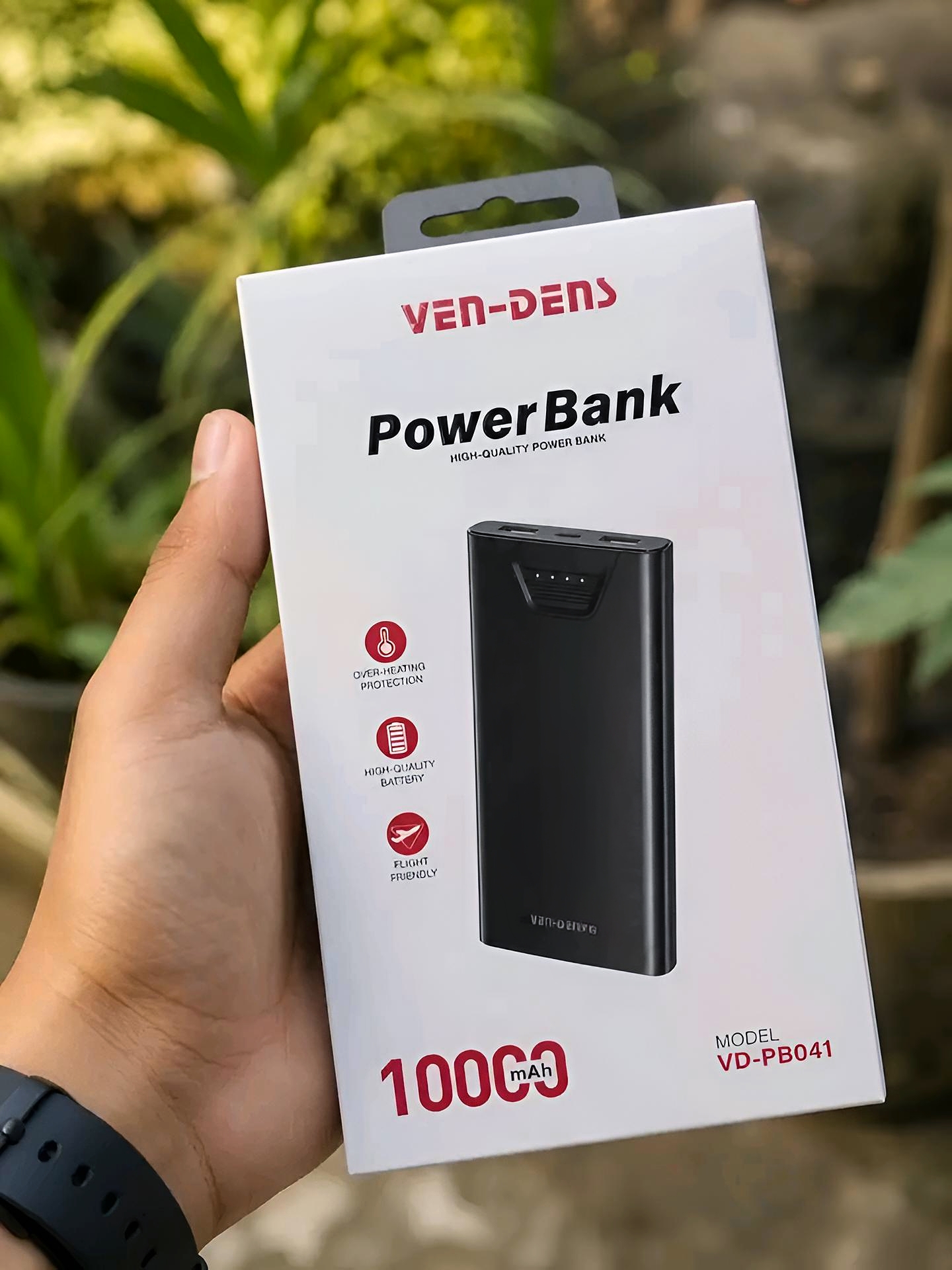 𝗩𝗘𝗡-𝗗𝗘𝗡𝗦 𝗣𝗼𝘄𝗲𝗿 𝗕𝗮𝗻𝗸 - 10,000 mAh