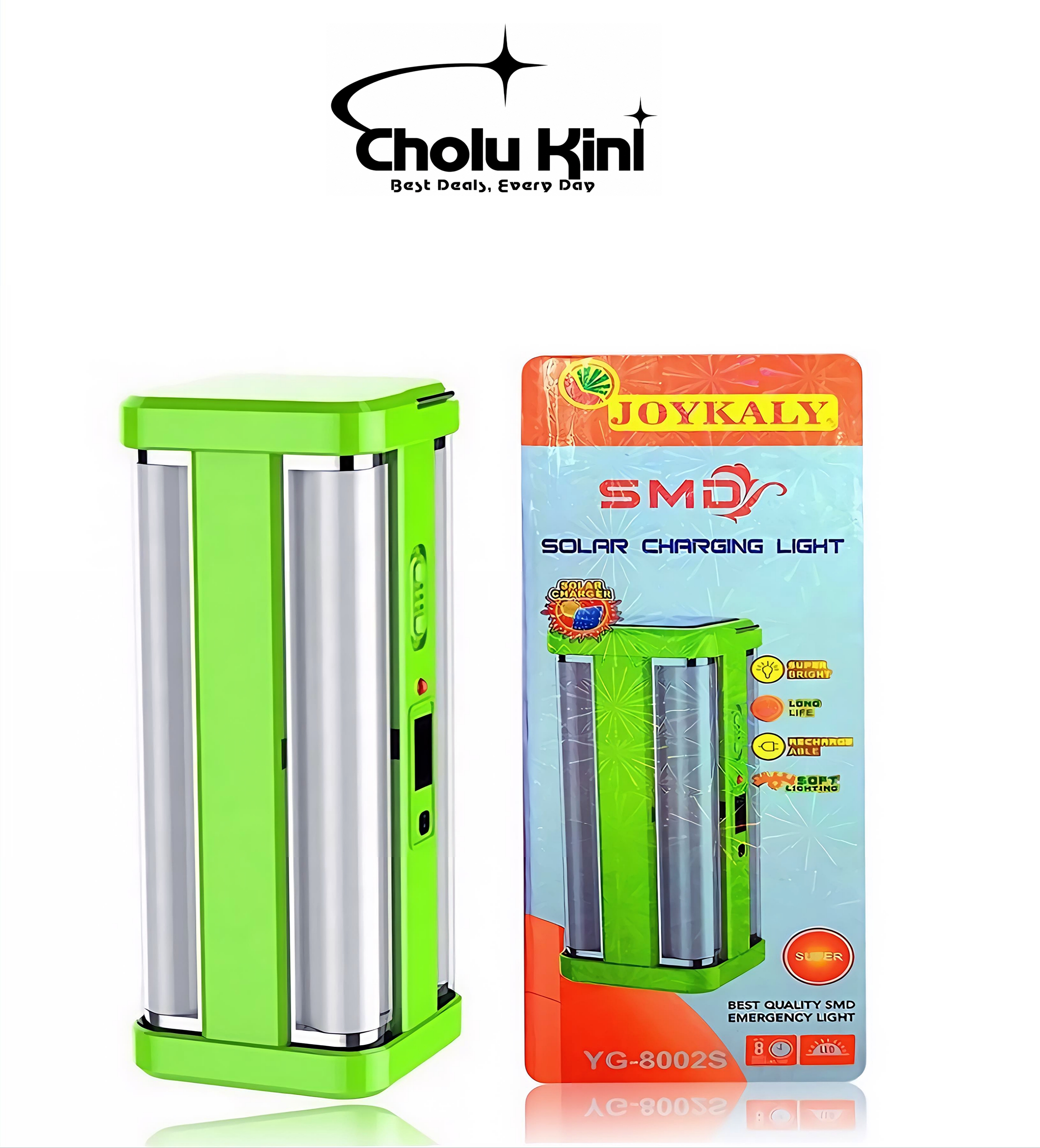 Rechargeable YG-8002S Super Powerful LED Charger Light Emergency 4 Angle