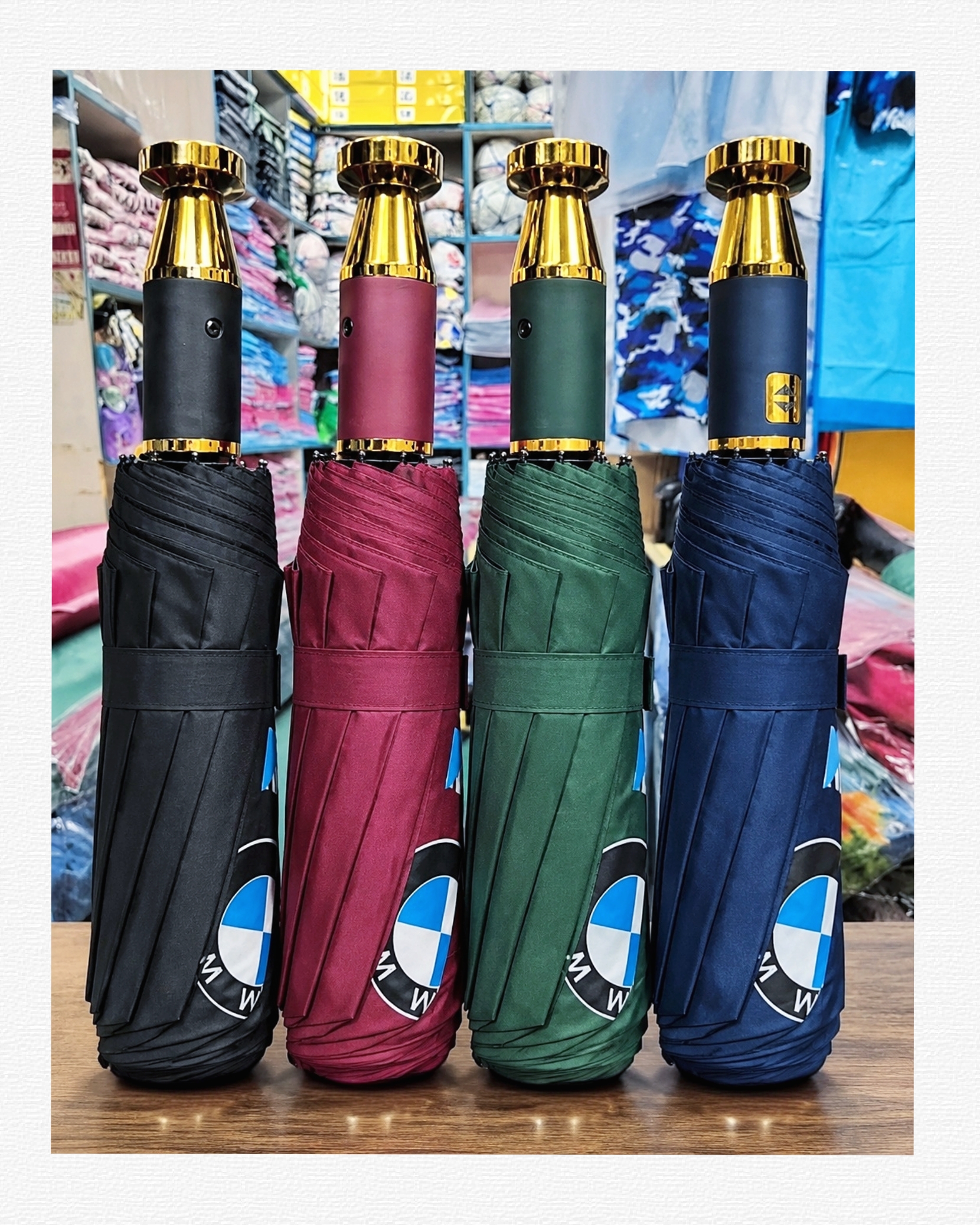12 Sticks (3+1) BMW Best Quality Umbrella__(Auto On/Off)🌿