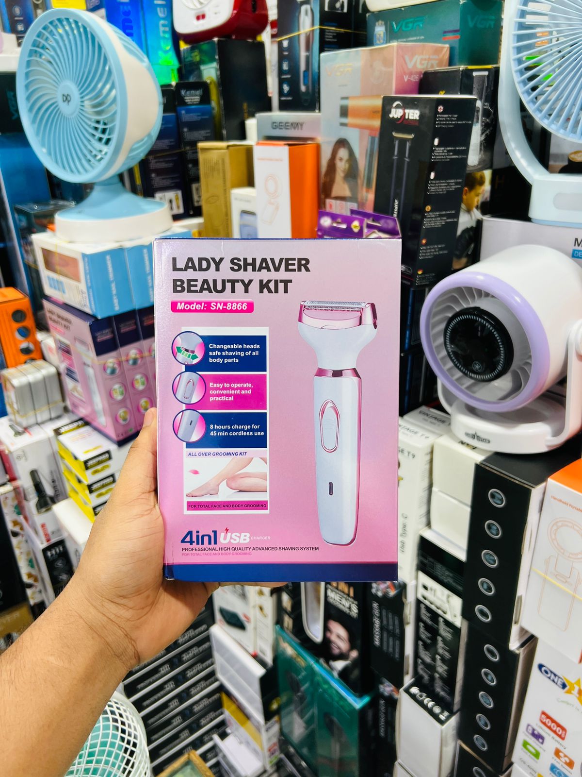 Profession Lady Shaver Beauty Kit, Model