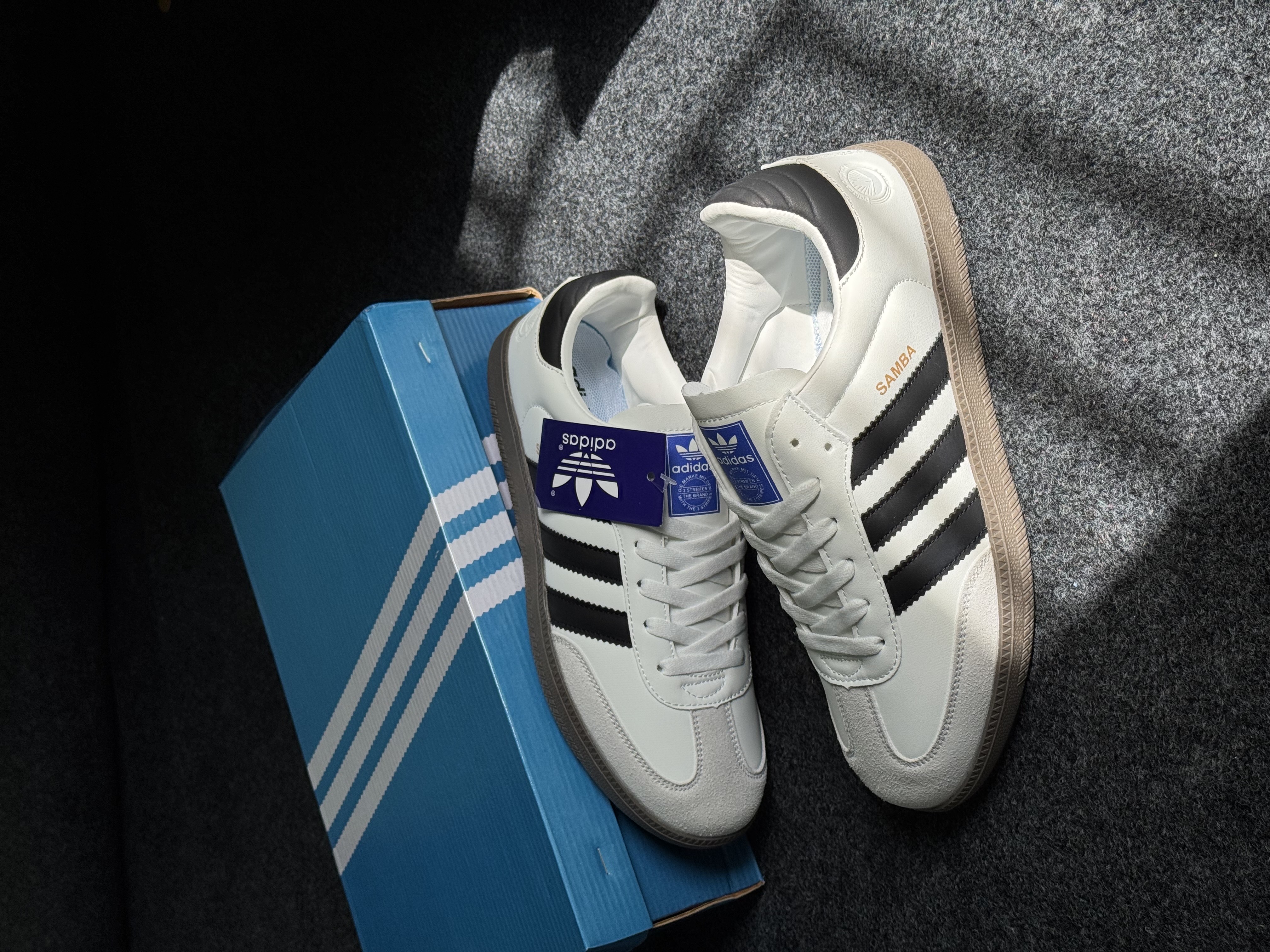 Adidas Samba OG: "White&Black" (OEM) thumbnail 2