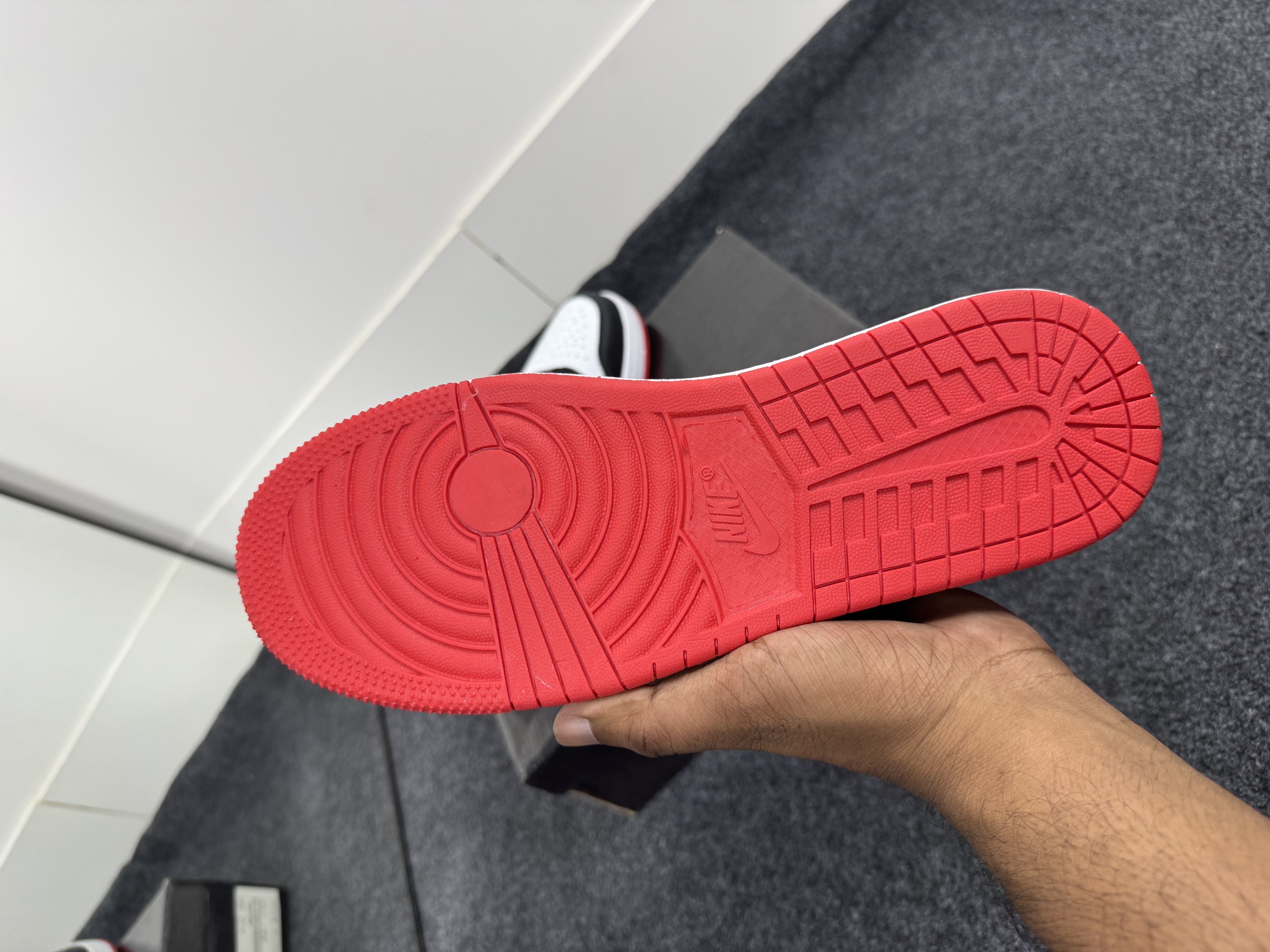 Air Jordan 1 Low: "Bred Toe" (1:1) thumbnail 9
