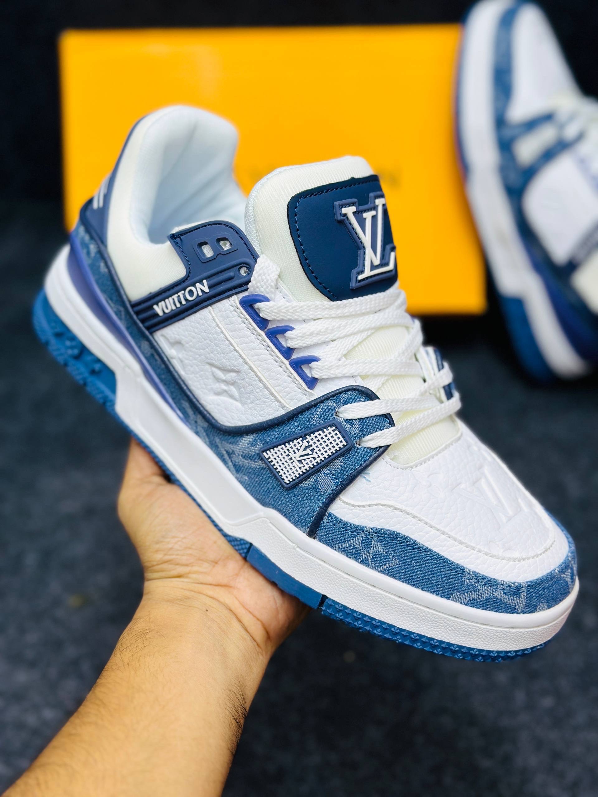 LV Trainer: Blue Monogram Denim (1:1) thumbnail 3