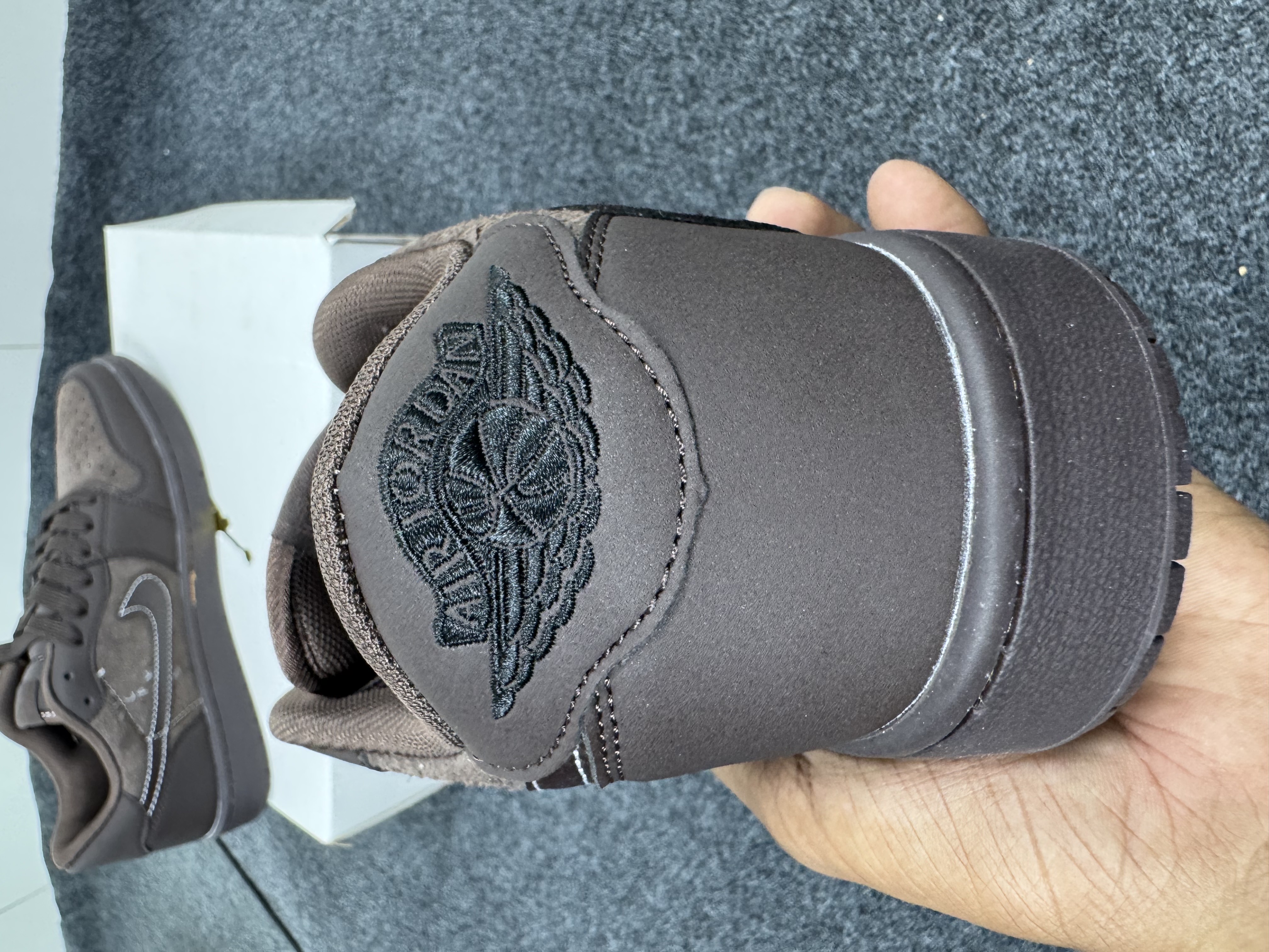 Air Jordan 1 Low OG SP "Velvet Brown" (1:1) thumbnail 8