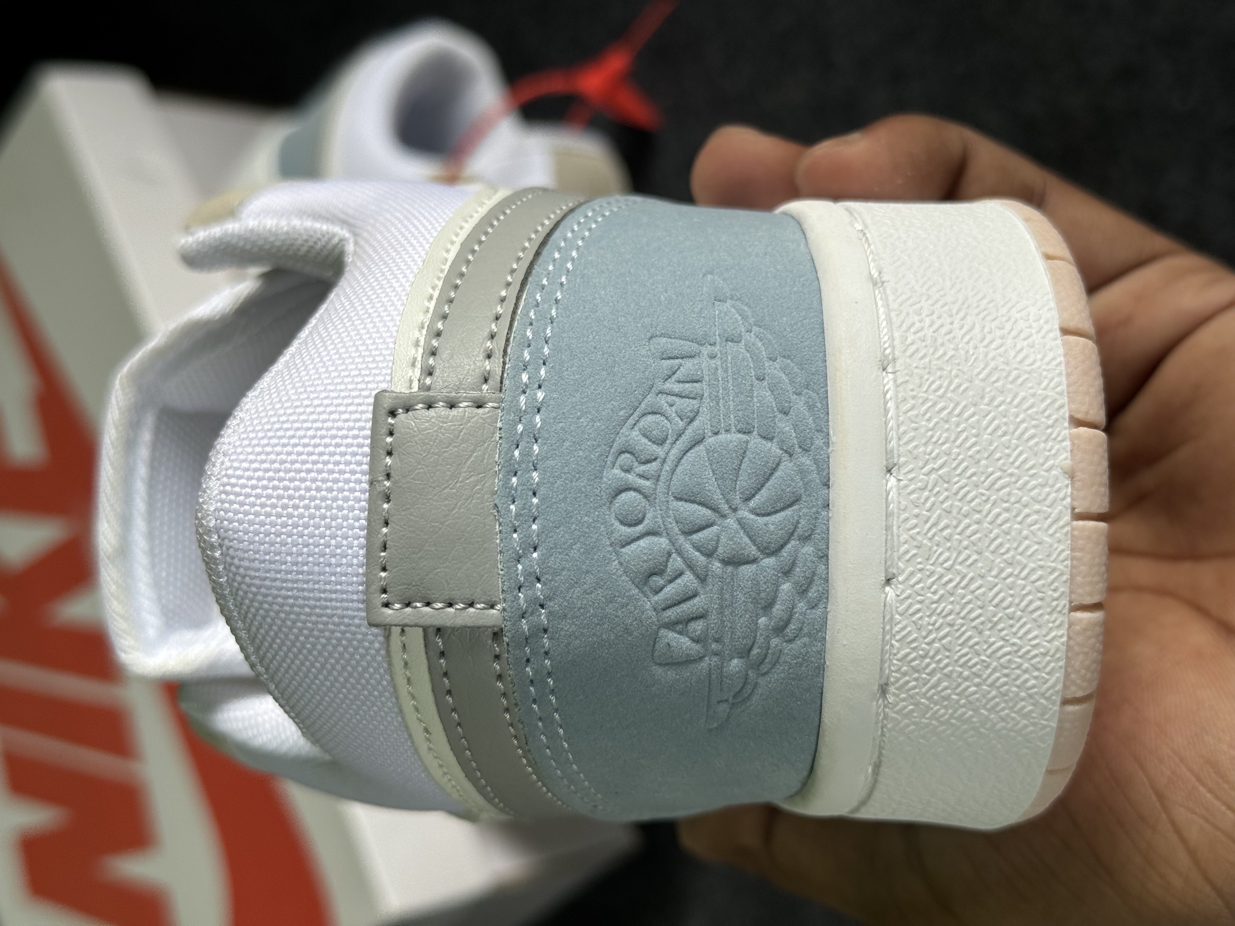 Jordan 1 Low: "paris" Mix of White thumbnail 8