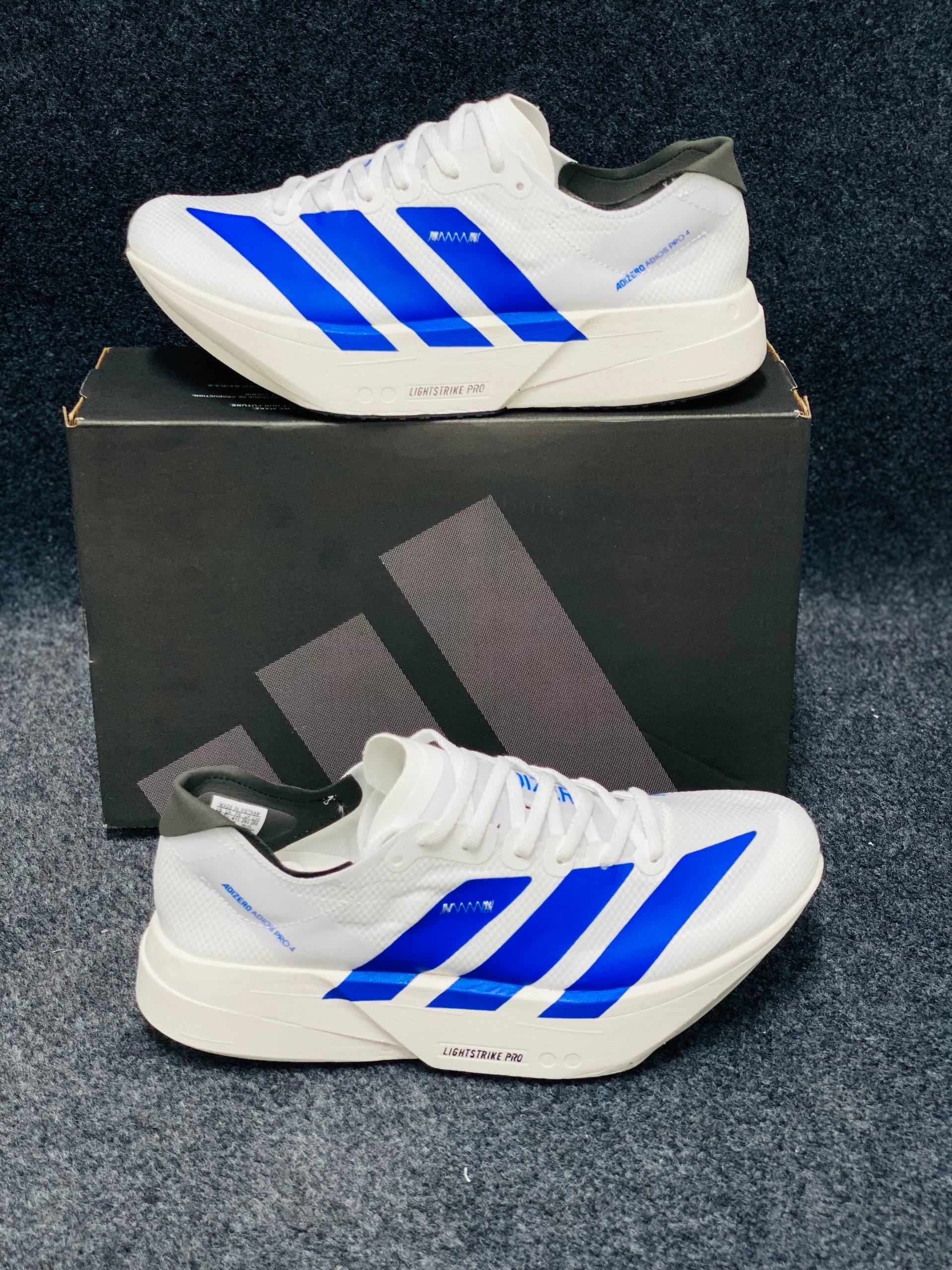Adidas Men's Adizero Adios Pro 4: "white and lucid" (1:1) thumbnail 8