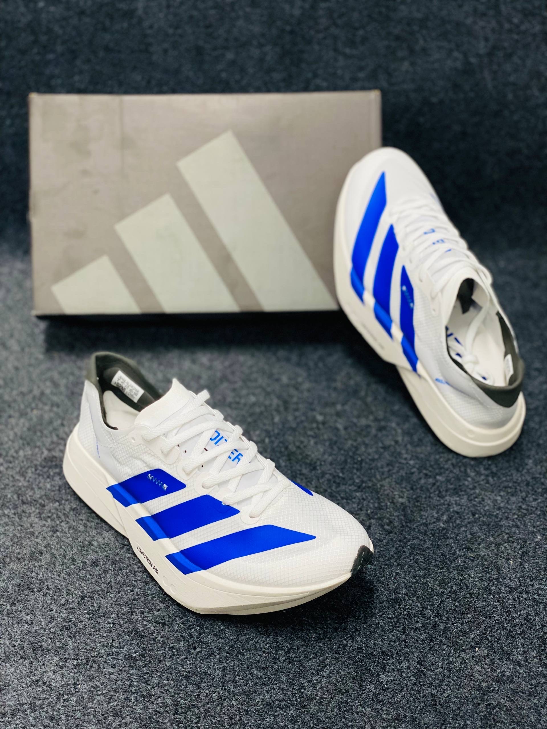 Adidas Men's Adizero Adios Pro 4: "white and lucid" (1:1) thumbnail 7