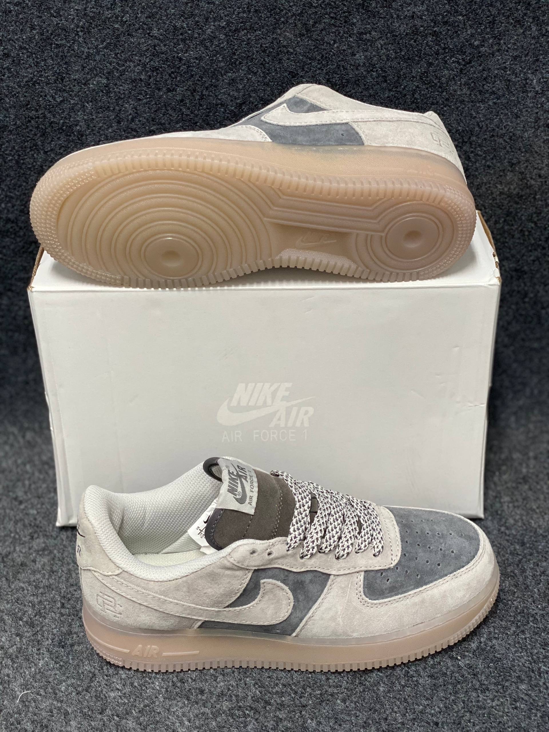 Air Force 1 Low x Reigning Champ: "light grey" thumbnail 9