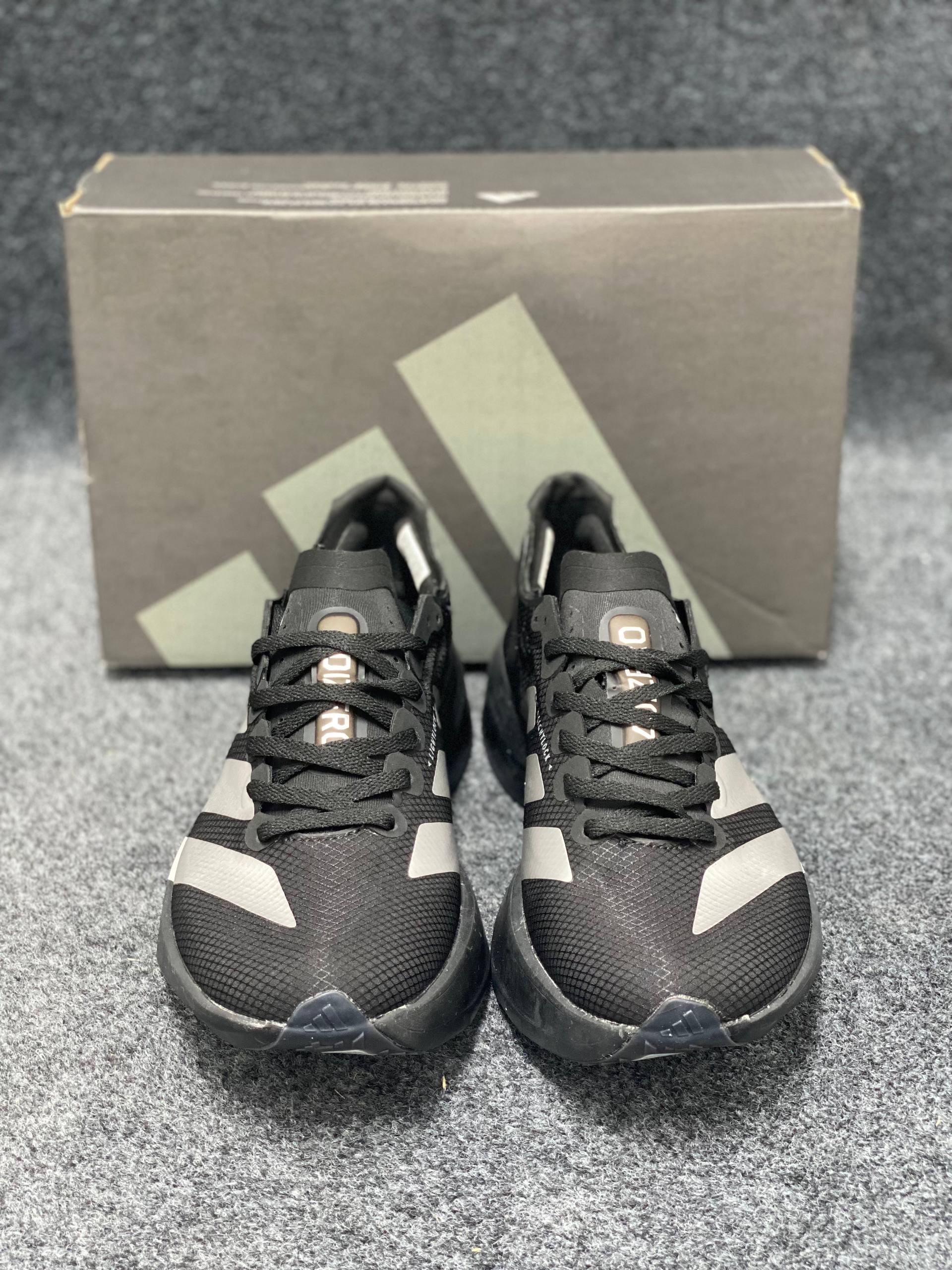 adidas Men's Adizero Adios Pro 4: "black and silver" (1:1) thumbnail 6