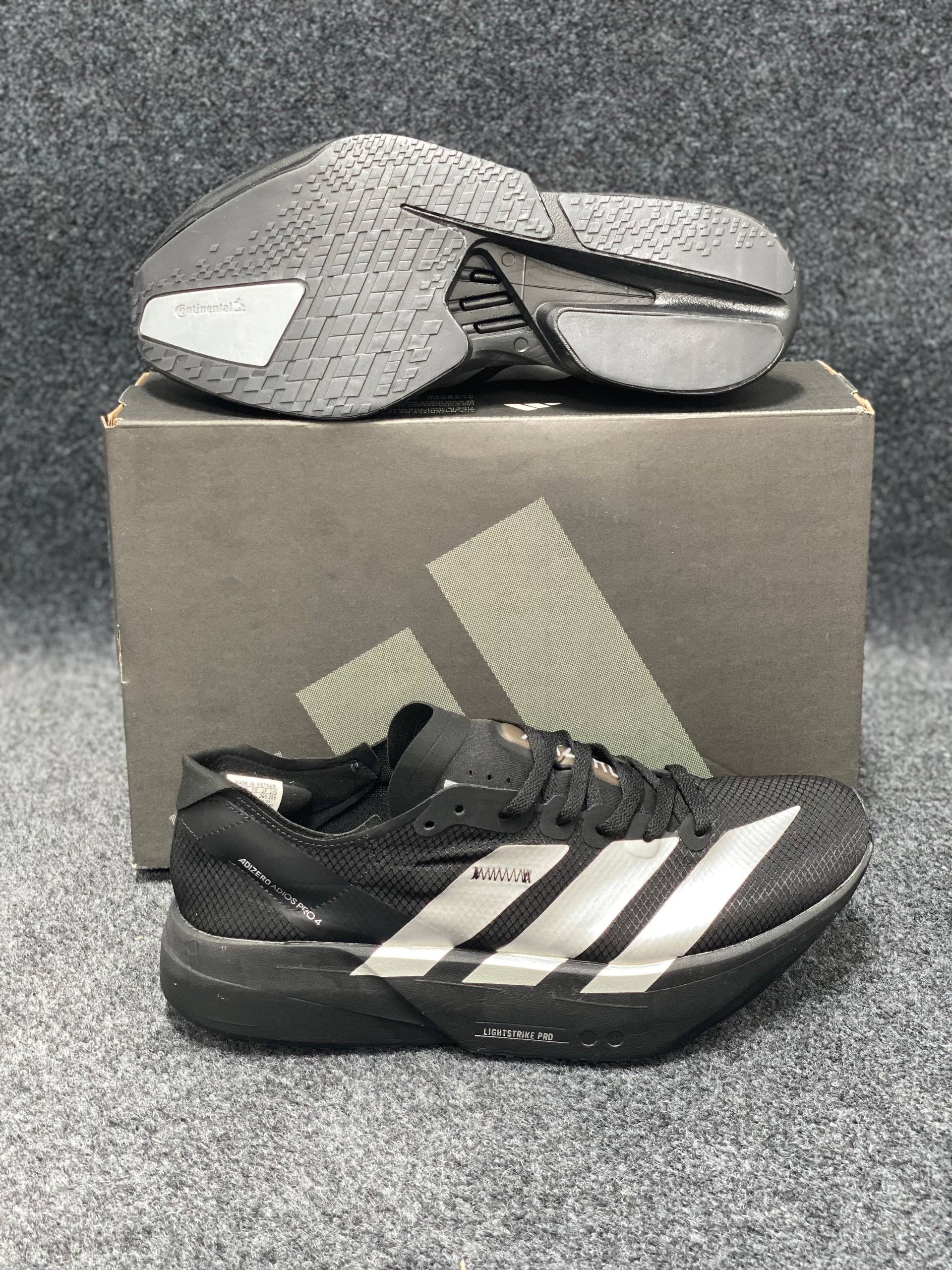 adidas Men's Adizero Adios Pro 4: "black and silver" (1:1) thumbnail 3