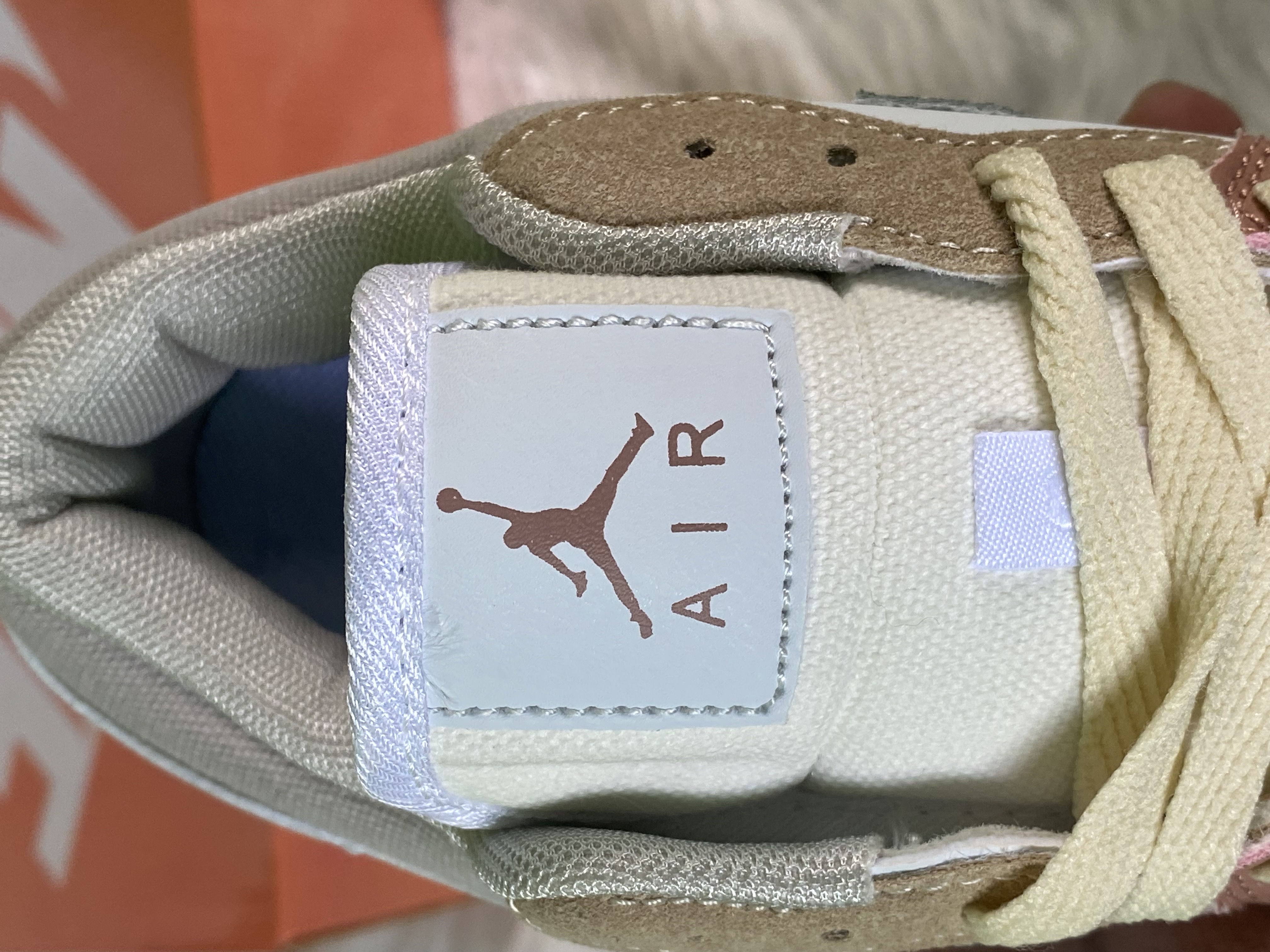 Jordan 1 Low: Milan | beige, coral, and white (OEM) thumbnail 3