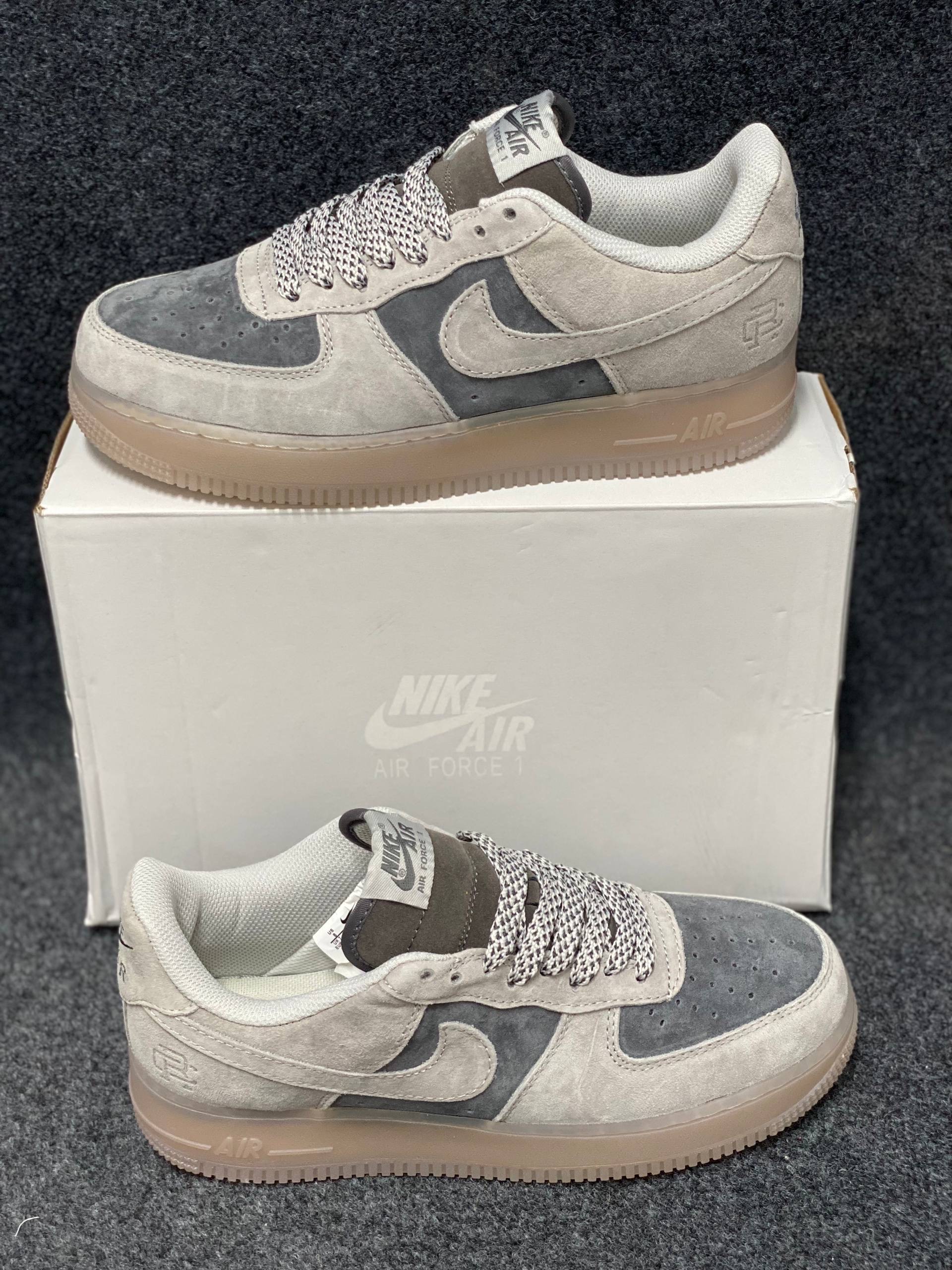 Air Force 1 Low x Reigning Champ: "light grey" thumbnail 8