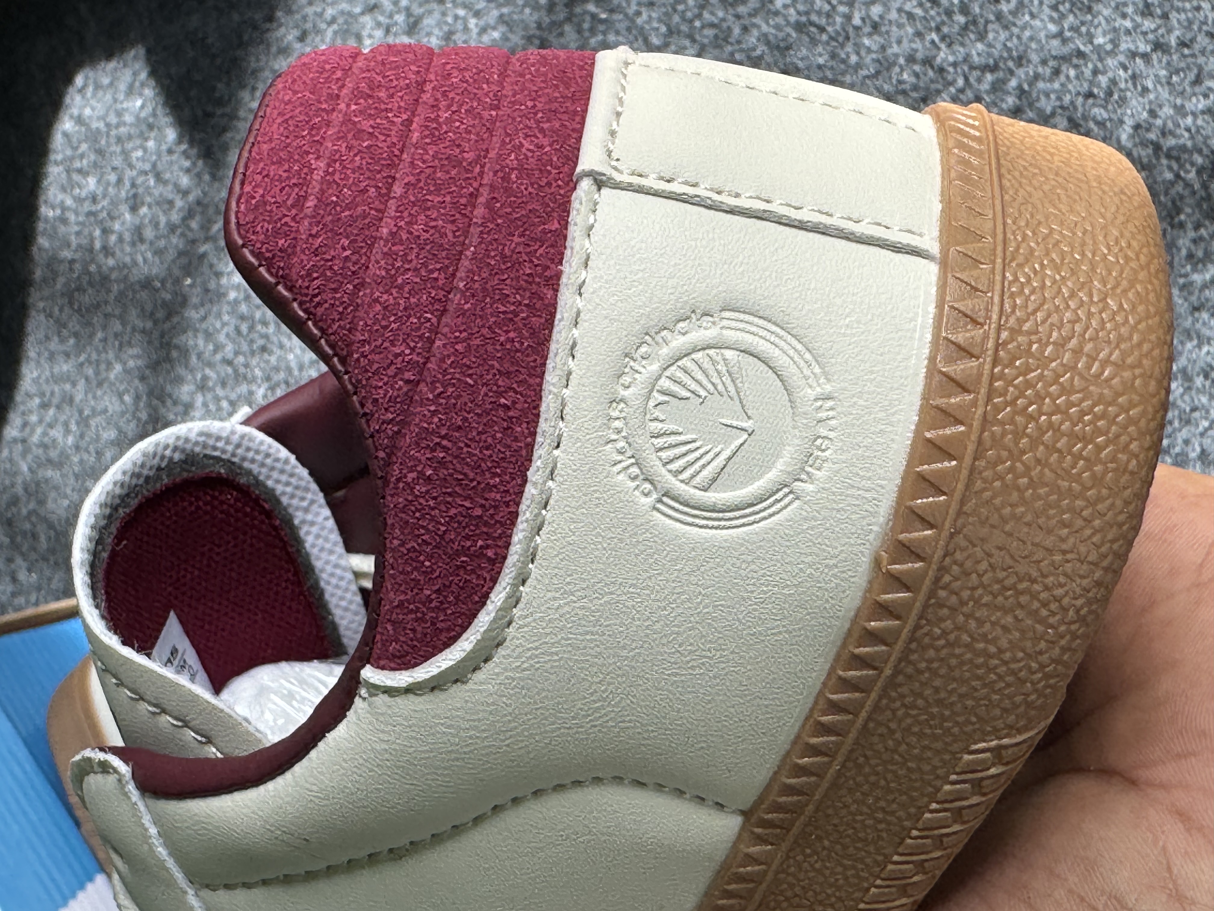 Adidas Samba OG: "White and Maroon" (OEM) thumbnail 8