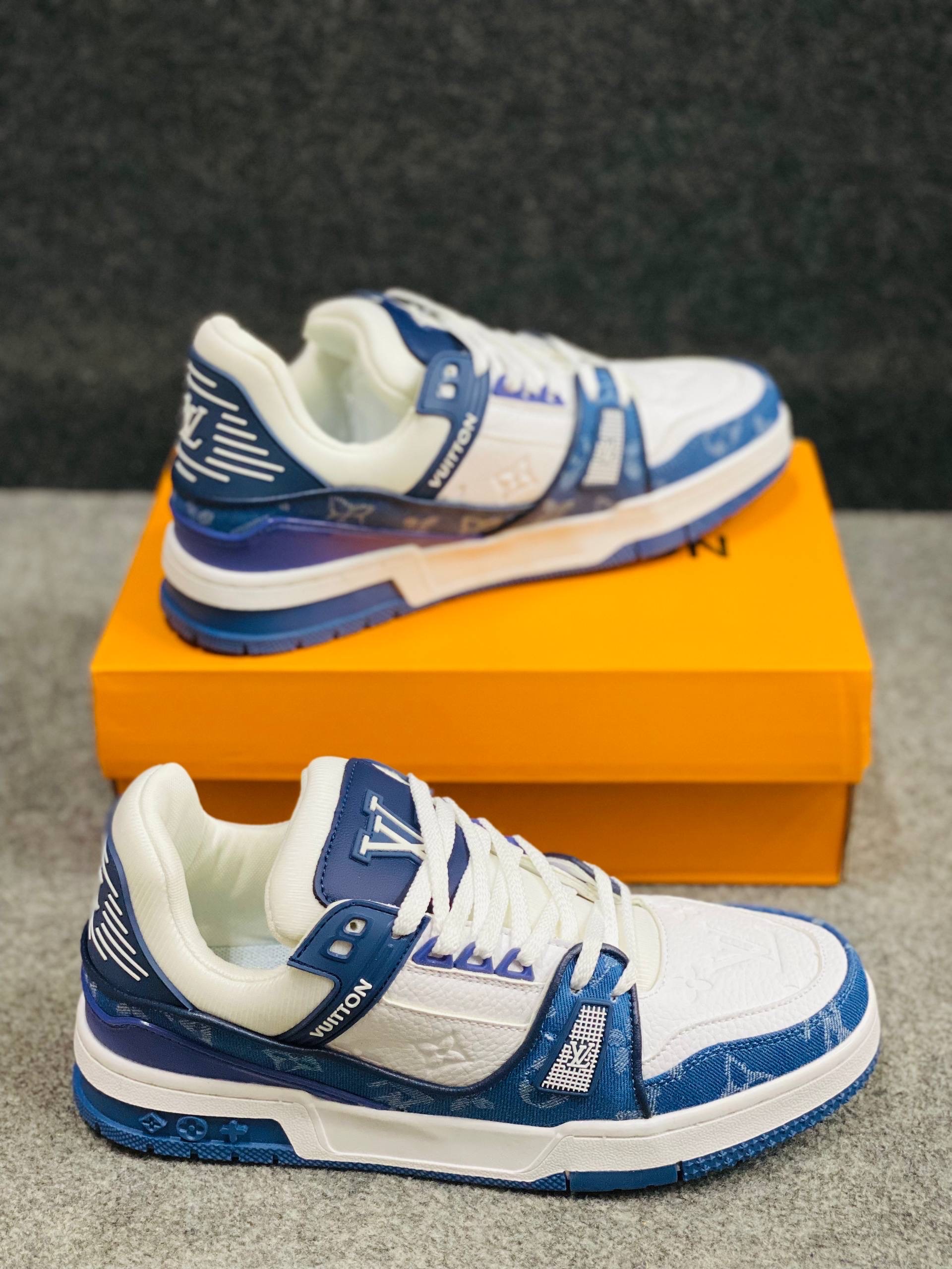 LV Trainer: Blue Monogram Denim (1:1) thumbnail 5