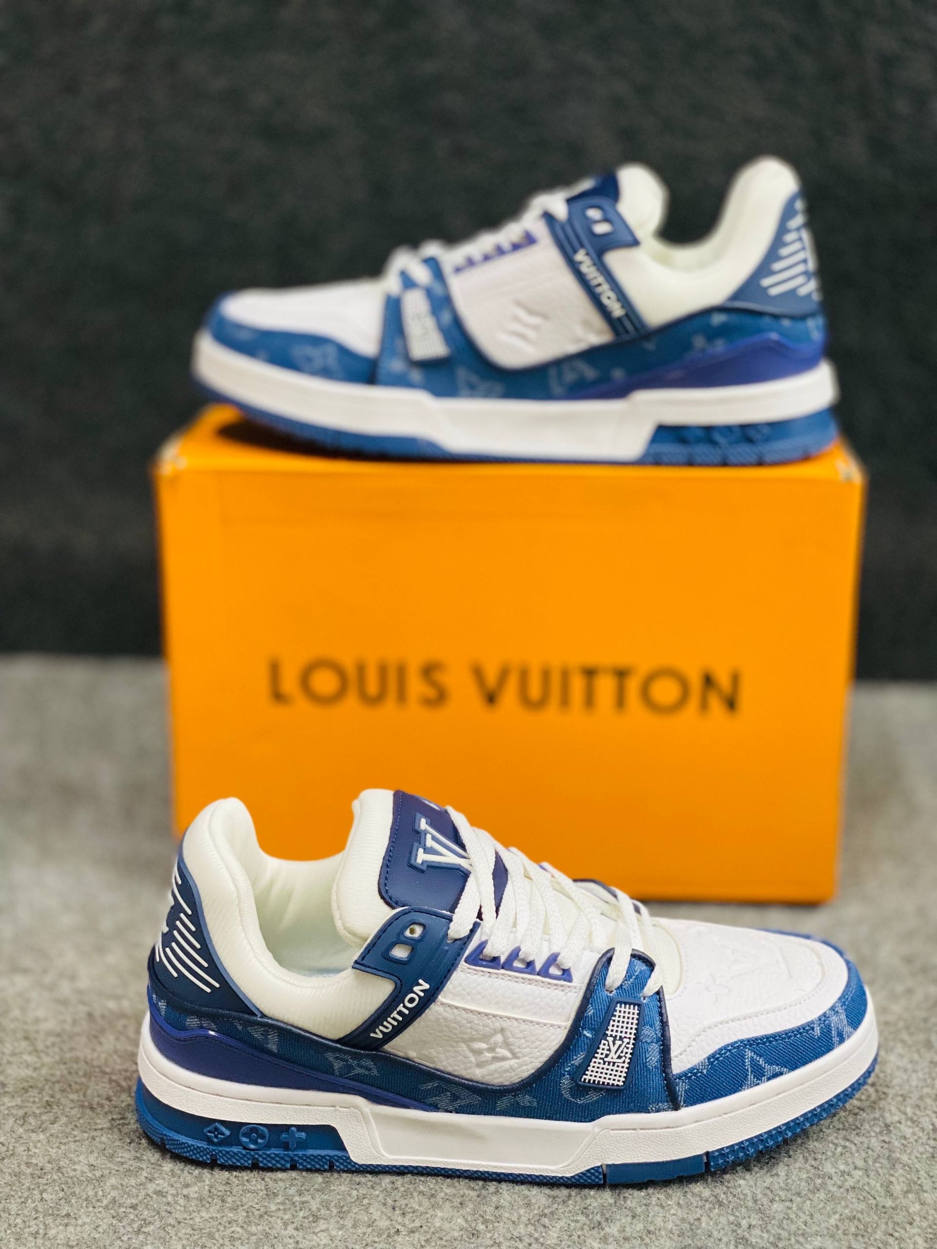LV Trainer: Blue Monogram Denim (1:1) thumbnail 6