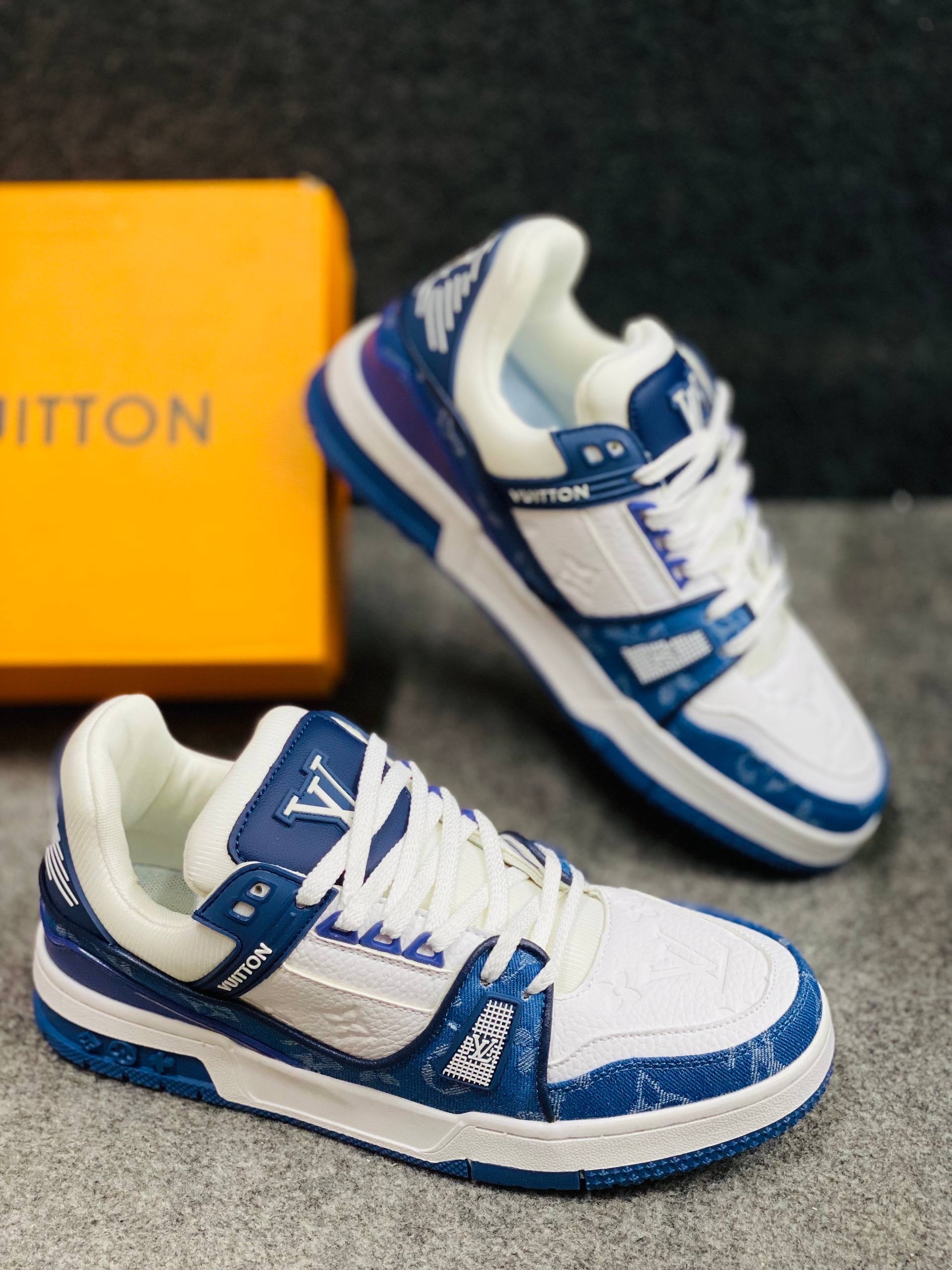 LV Trainer: Blue Monogram Denim (1:1) thumbnail 4