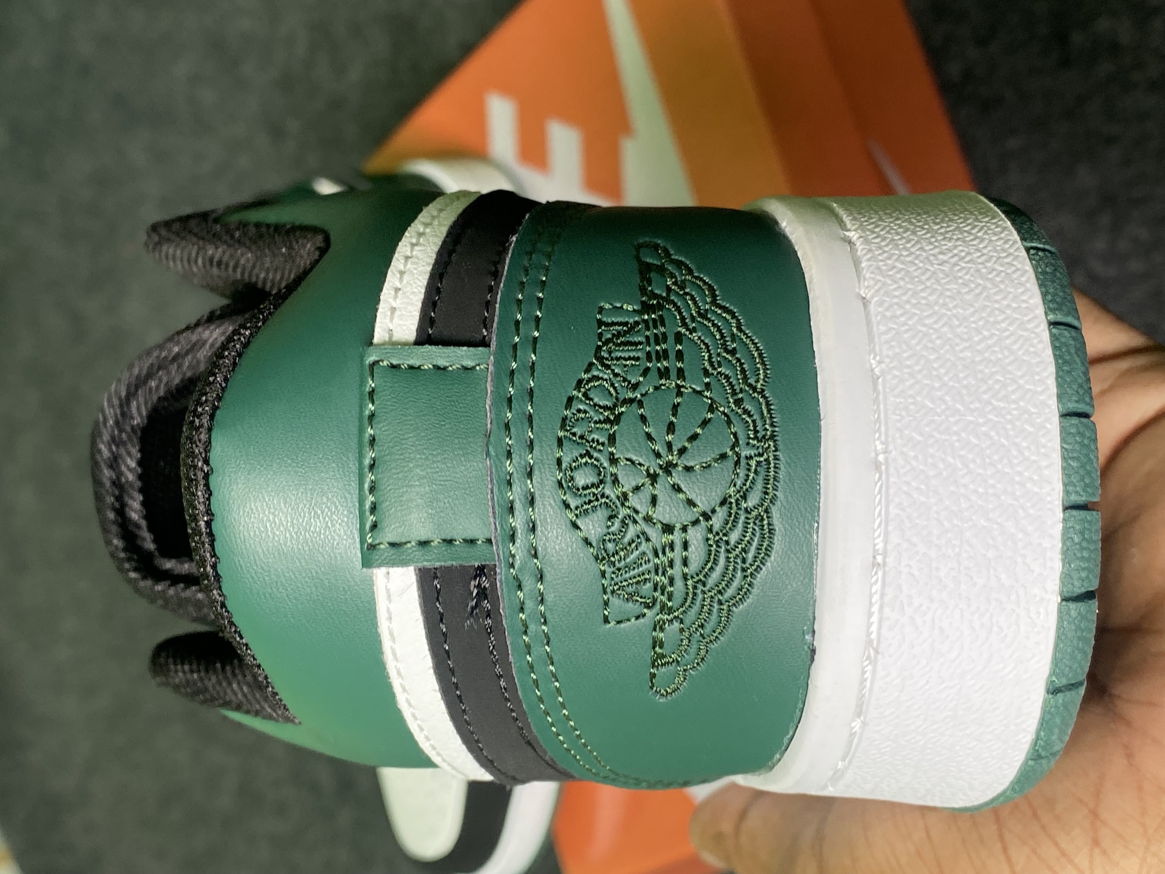 Jordan 1 Low: "Mystic Green" (OEM) thumbnail 7