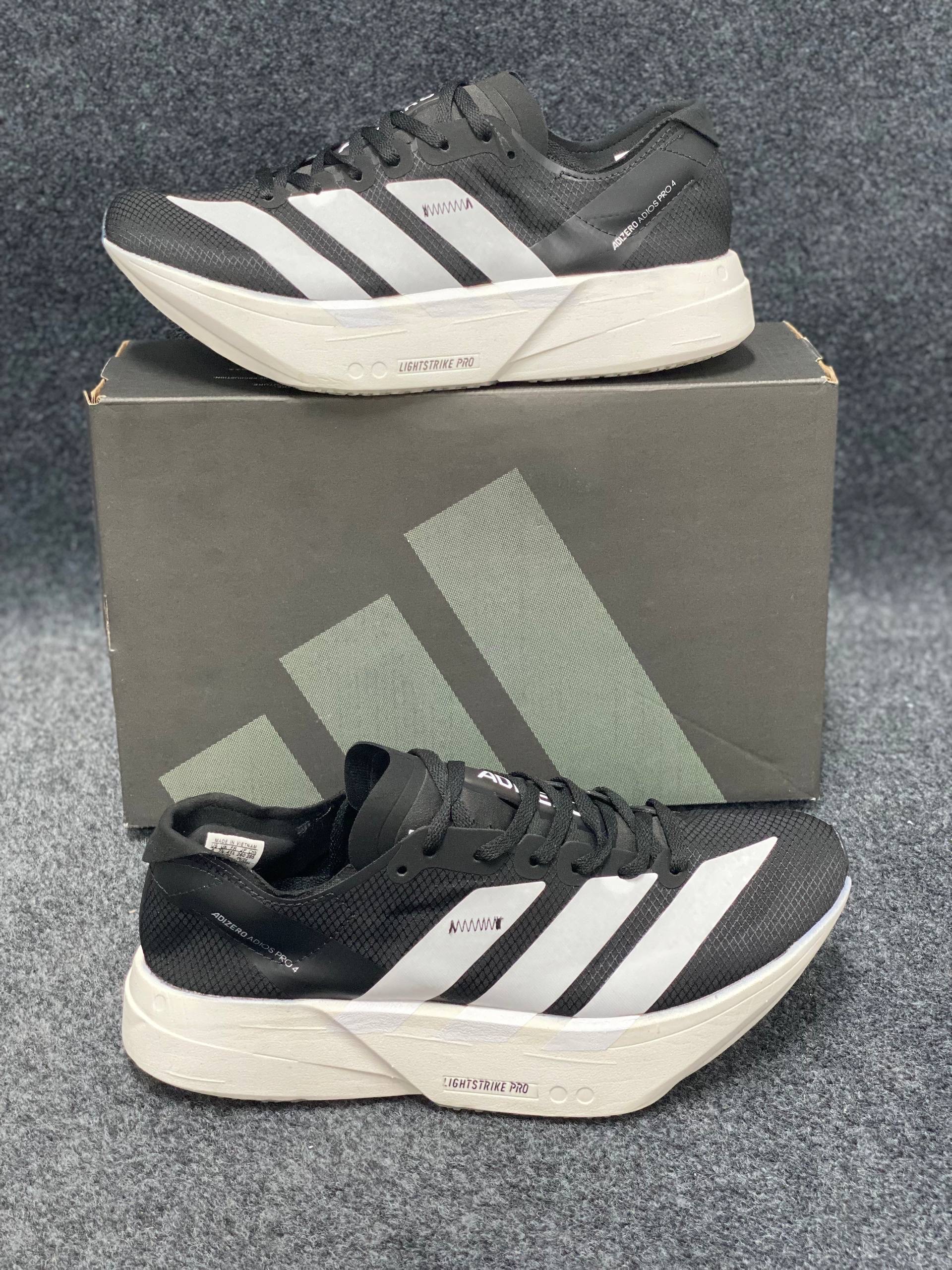 Adidas Adizero Adios Pro 3: "Core Black / Cloud White" (1:1) thumbnail 2