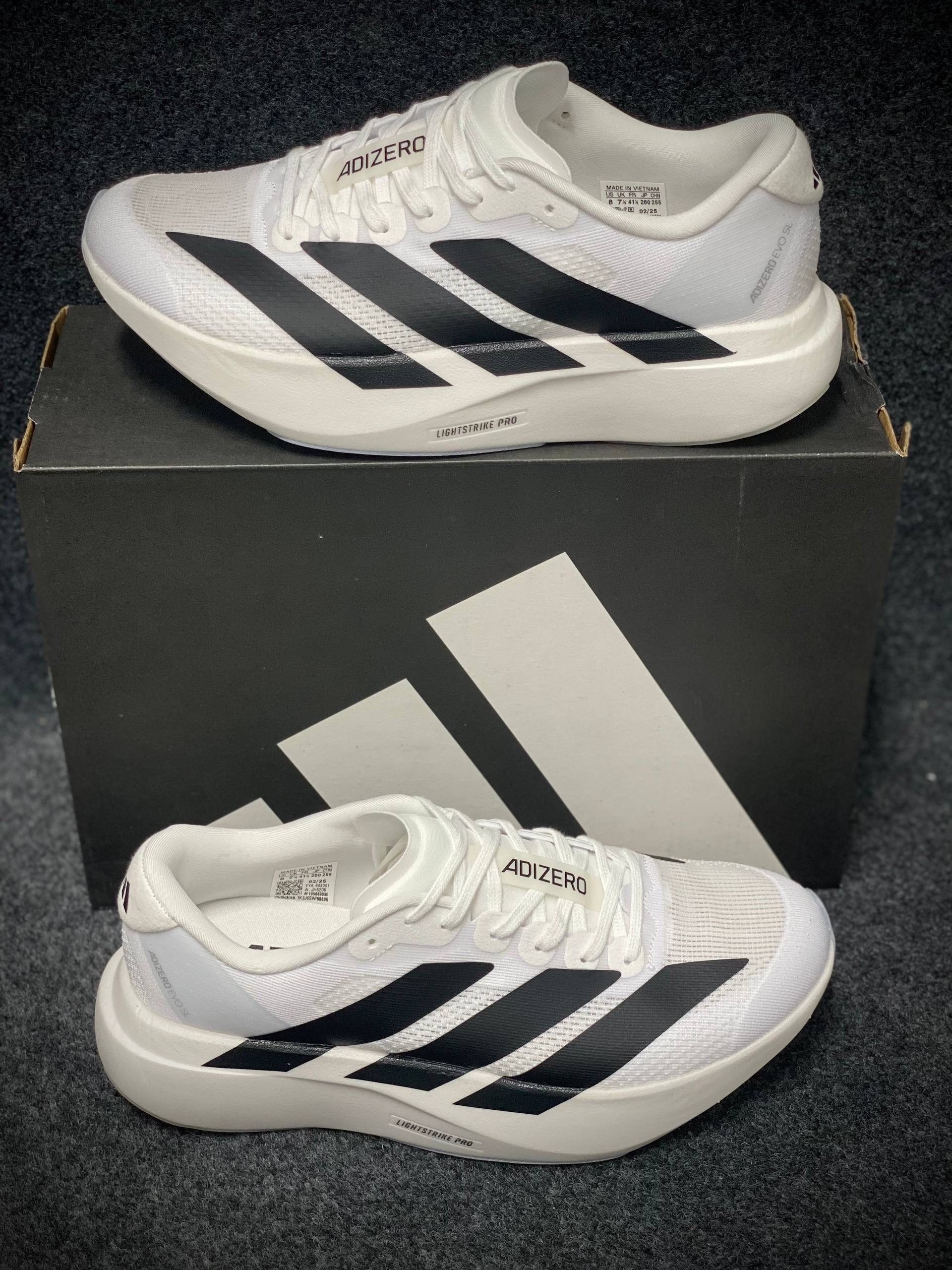 Adidas Adizero EVO SL" (white and black)" (1:1) thumbnail 6