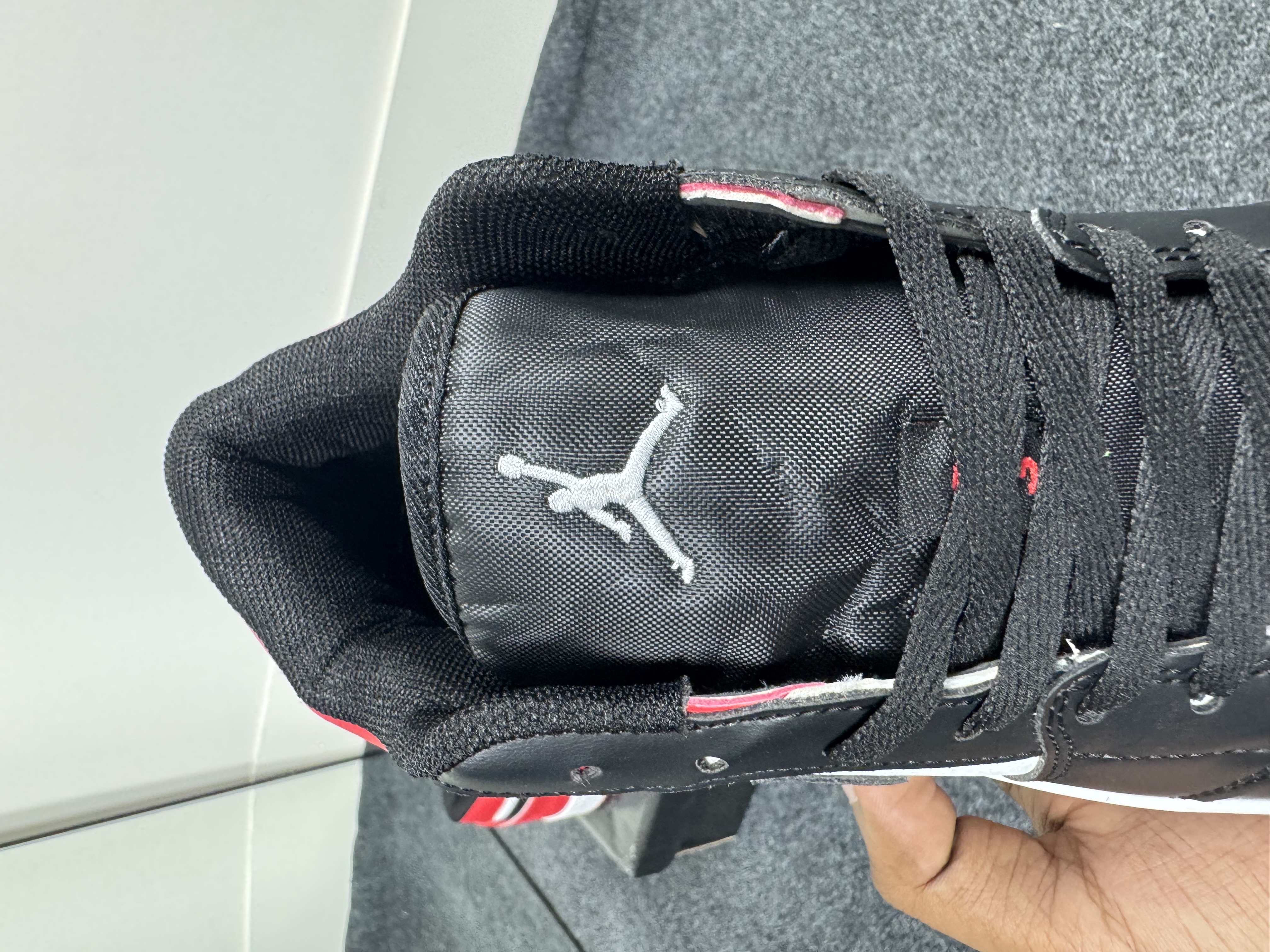 Air Jordan 1 Low: "Bred Toe" (1:1) thumbnail 7