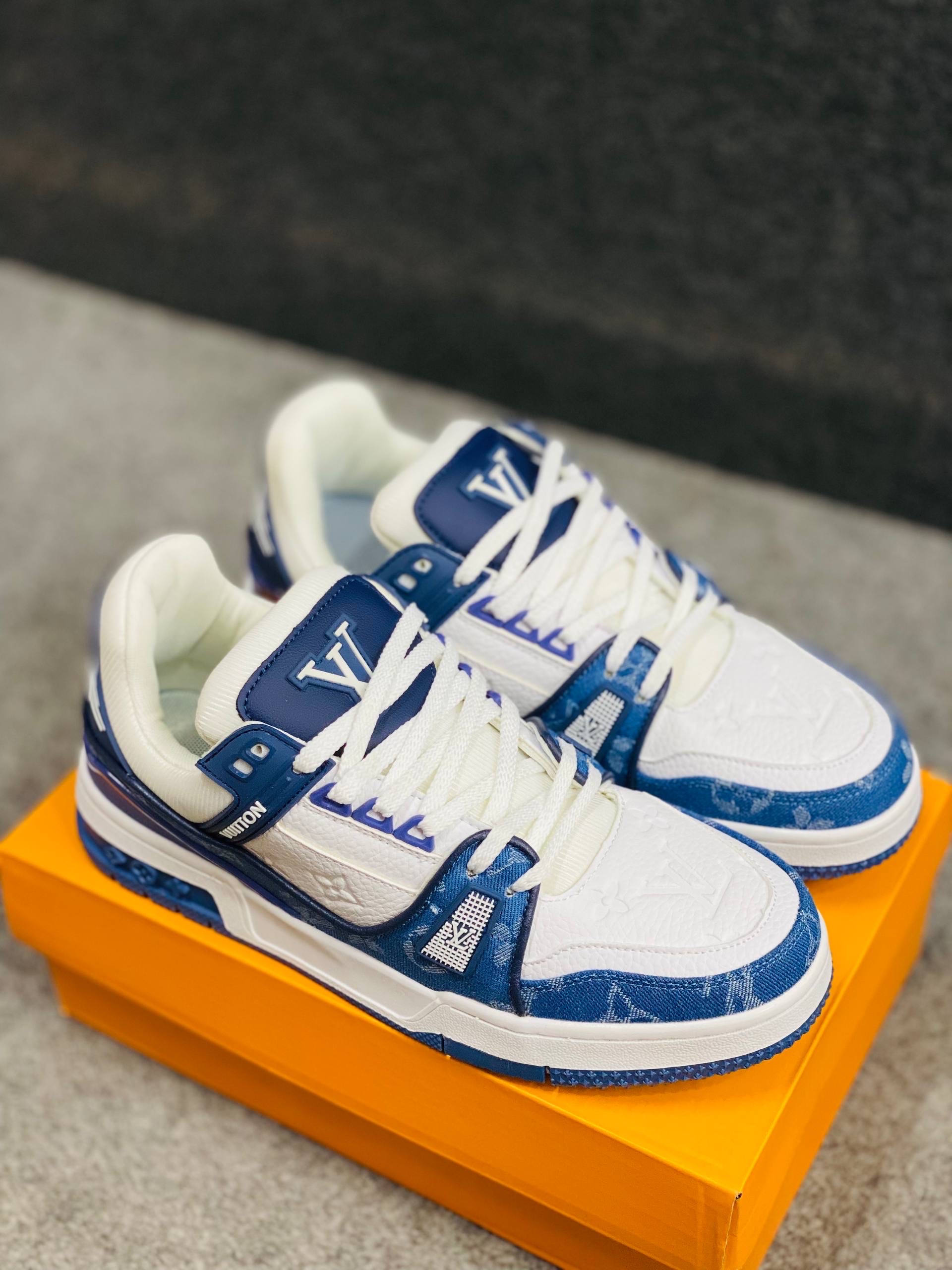 LV Trainer: Blue Monogram Denim (1:1) thumbnail 2
