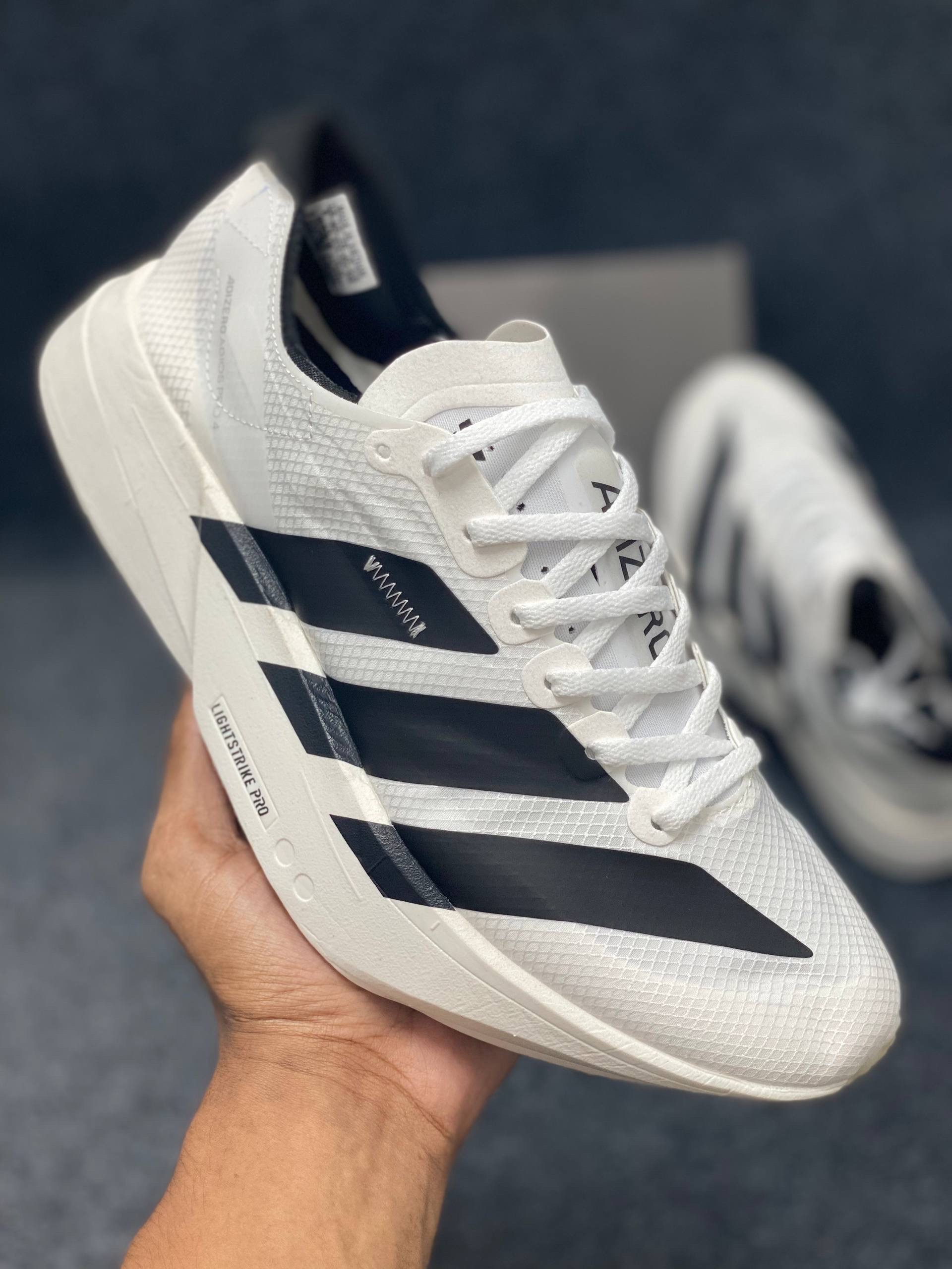 Adidas Adizero Adios Pro Evo 1 : "white and black" (1:1) thumbnail 9
