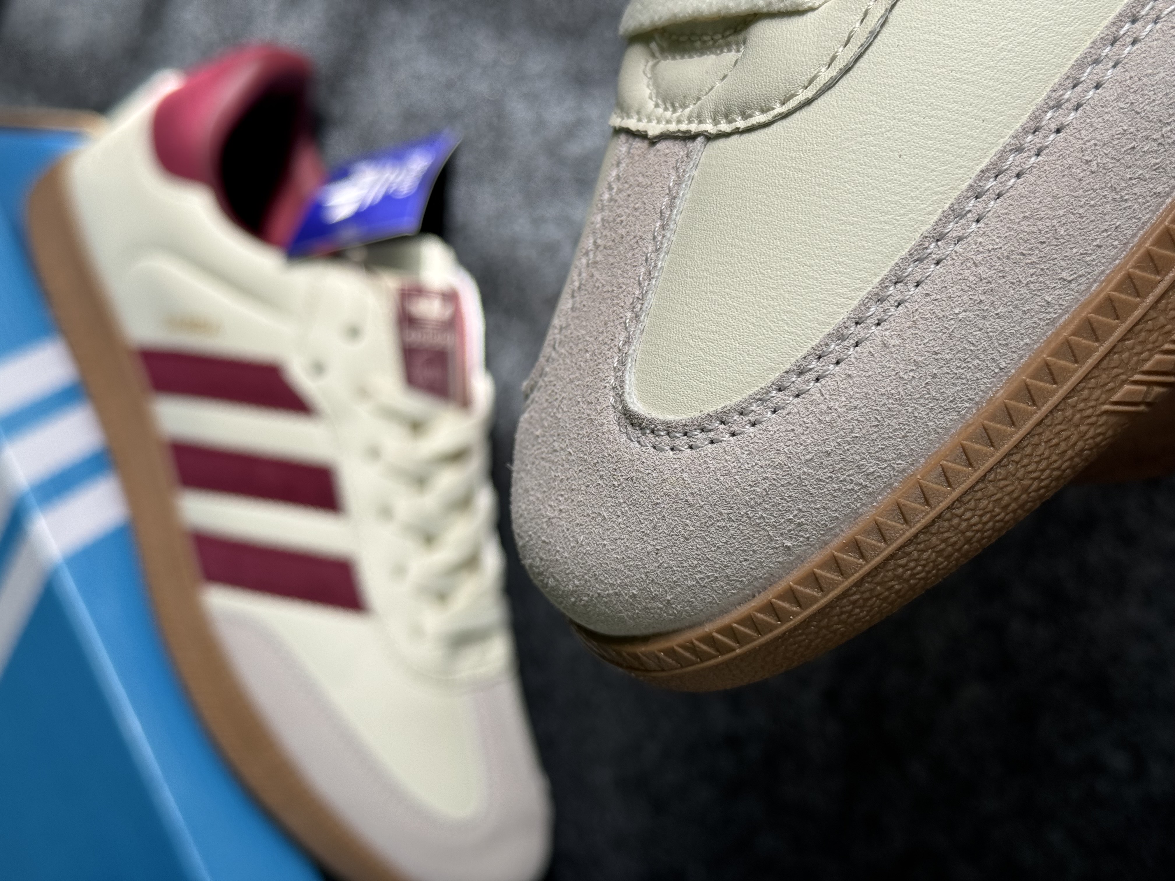 Adidas Samba OG: "White and Maroon" (OEM) thumbnail 7