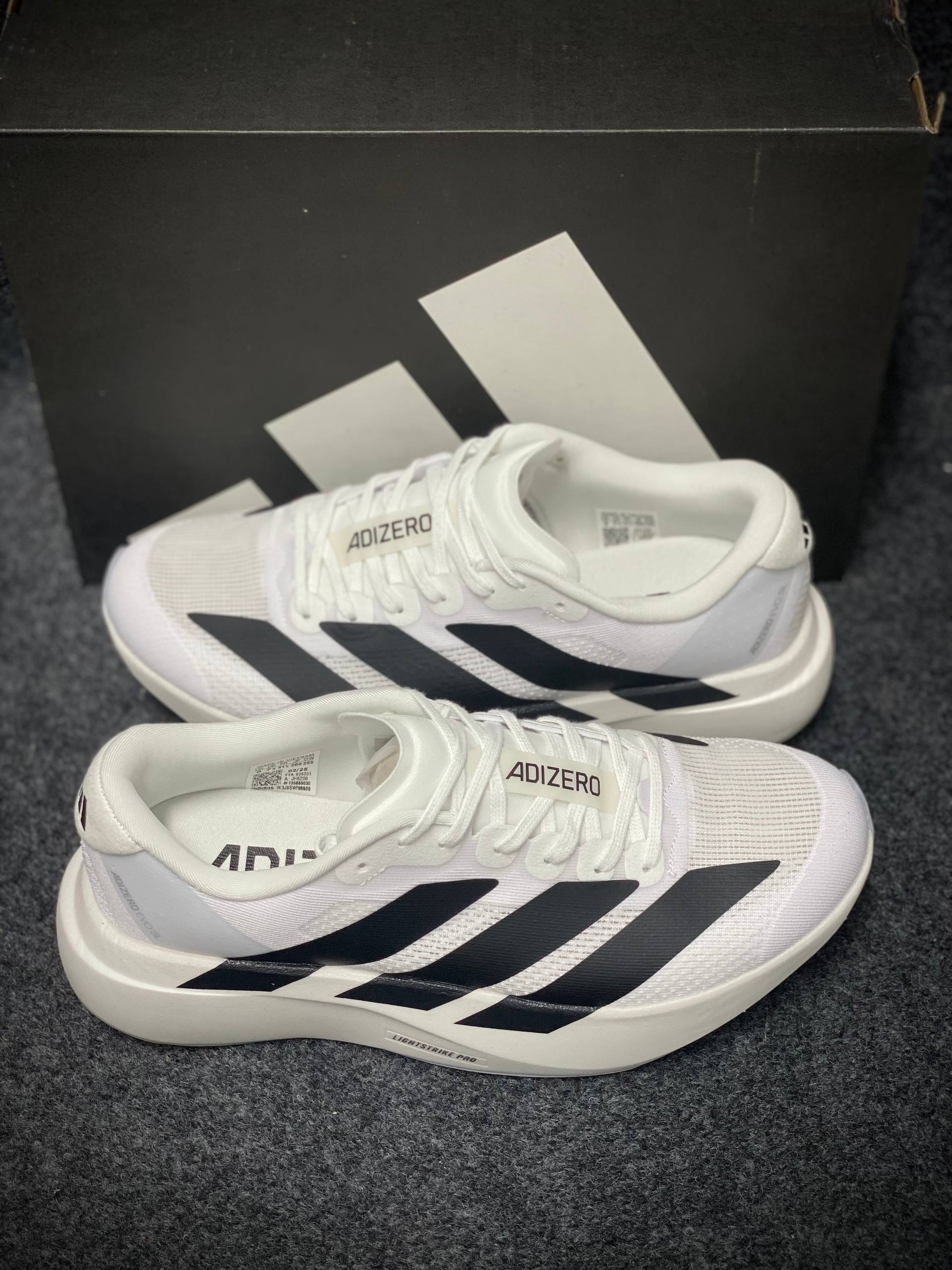 Adidas Adizero EVO SL" (white and black)" (1:1) thumbnail 9