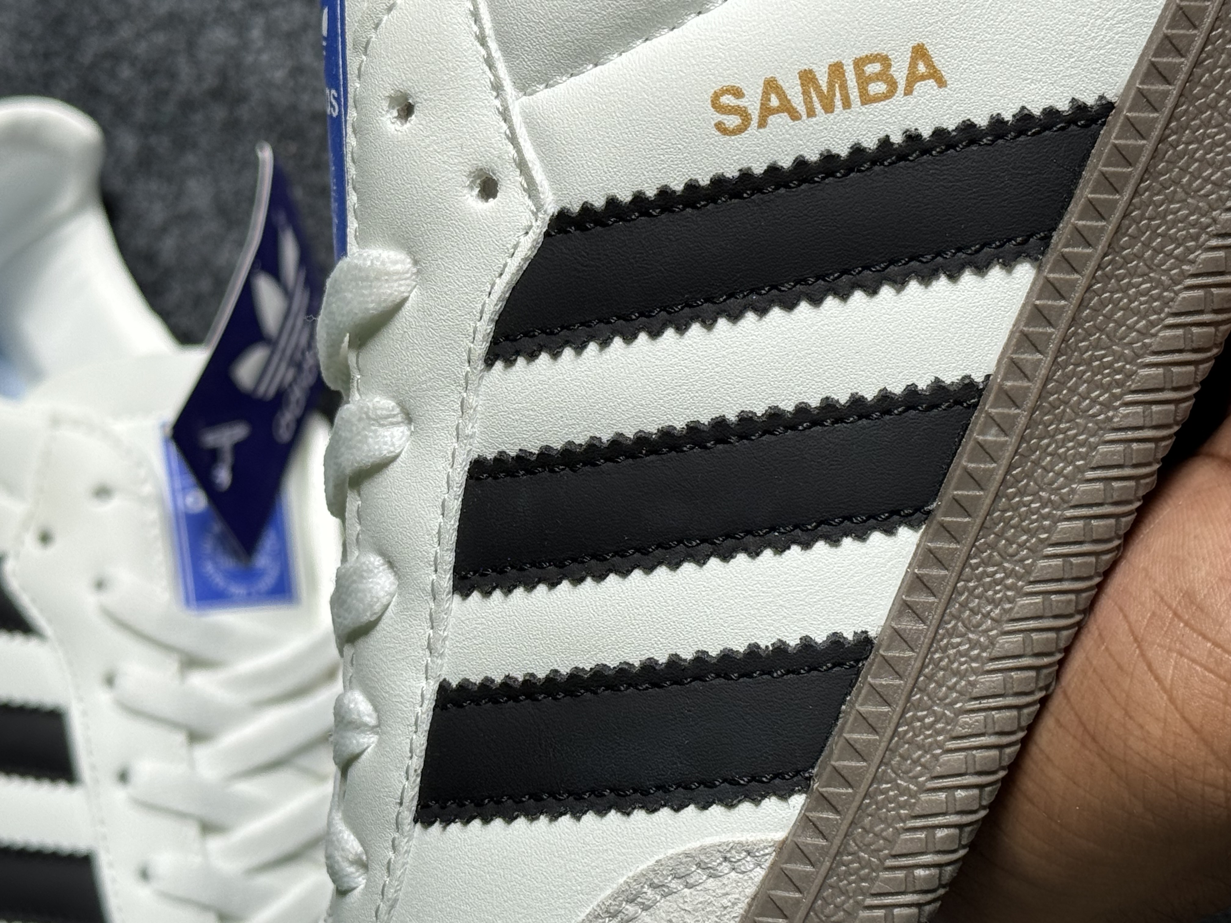 Adidas Samba OG: "White&Black" (OEM) thumbnail 7