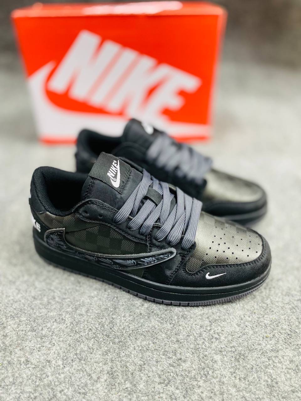 Nike Air Jordan 1 Low Travis Scott "Black Phantom" (1:1) thumbnail 5