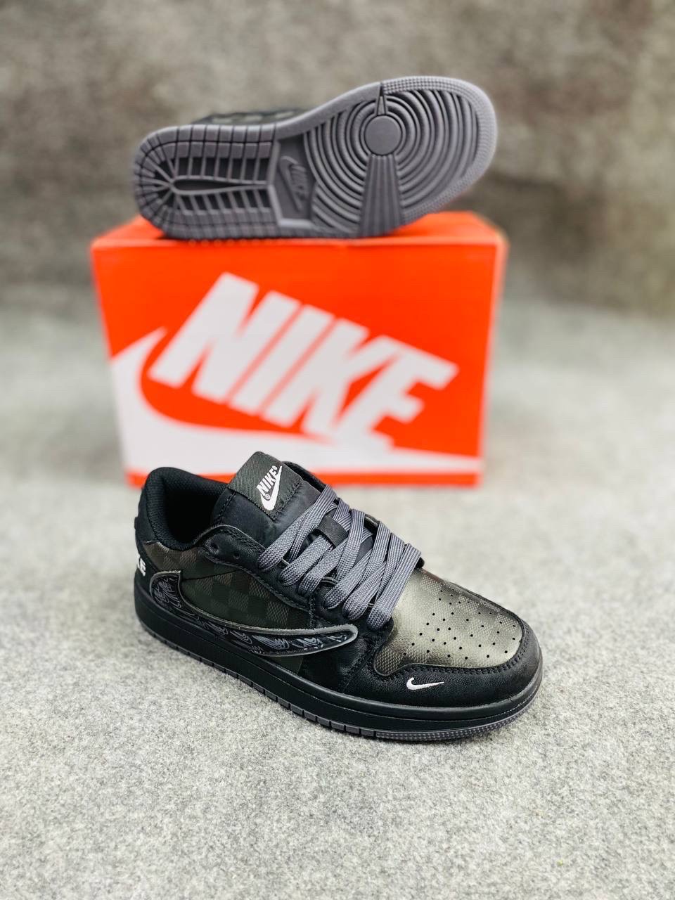 Nike Air Jordan 1 Low Travis Scott "Black Phantom" (1:1)