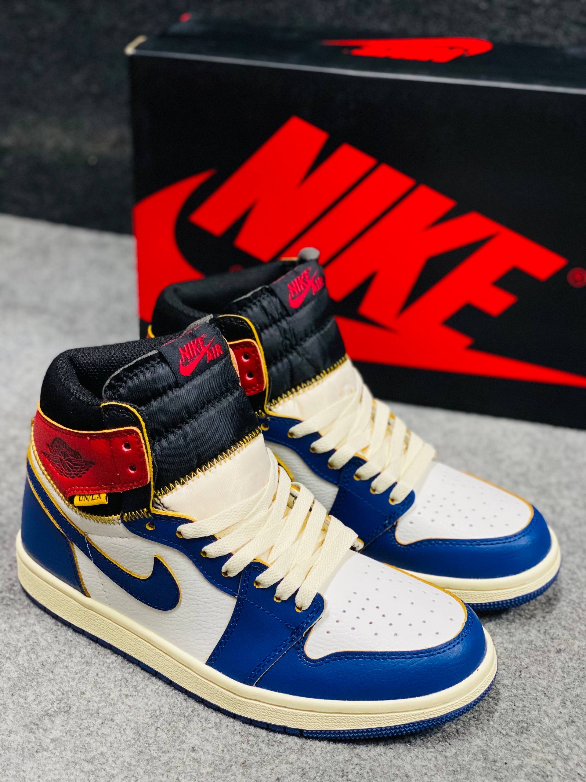 Jordan 1 Retro High Union Los Angeles "Storm Blue" (1:1)