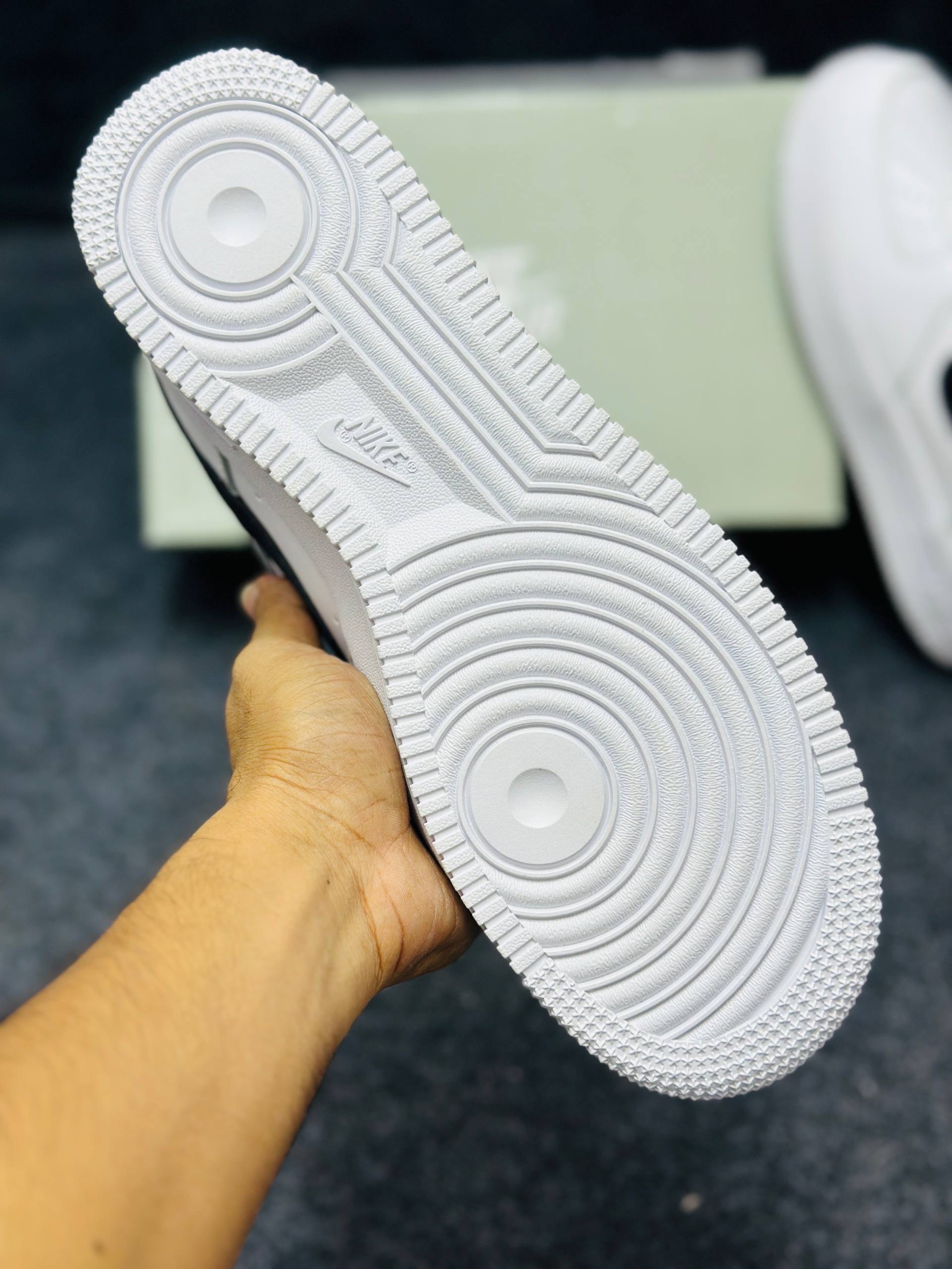 Air Force 1' 07 Low-Top: White&Black (1:1) thumbnail 5