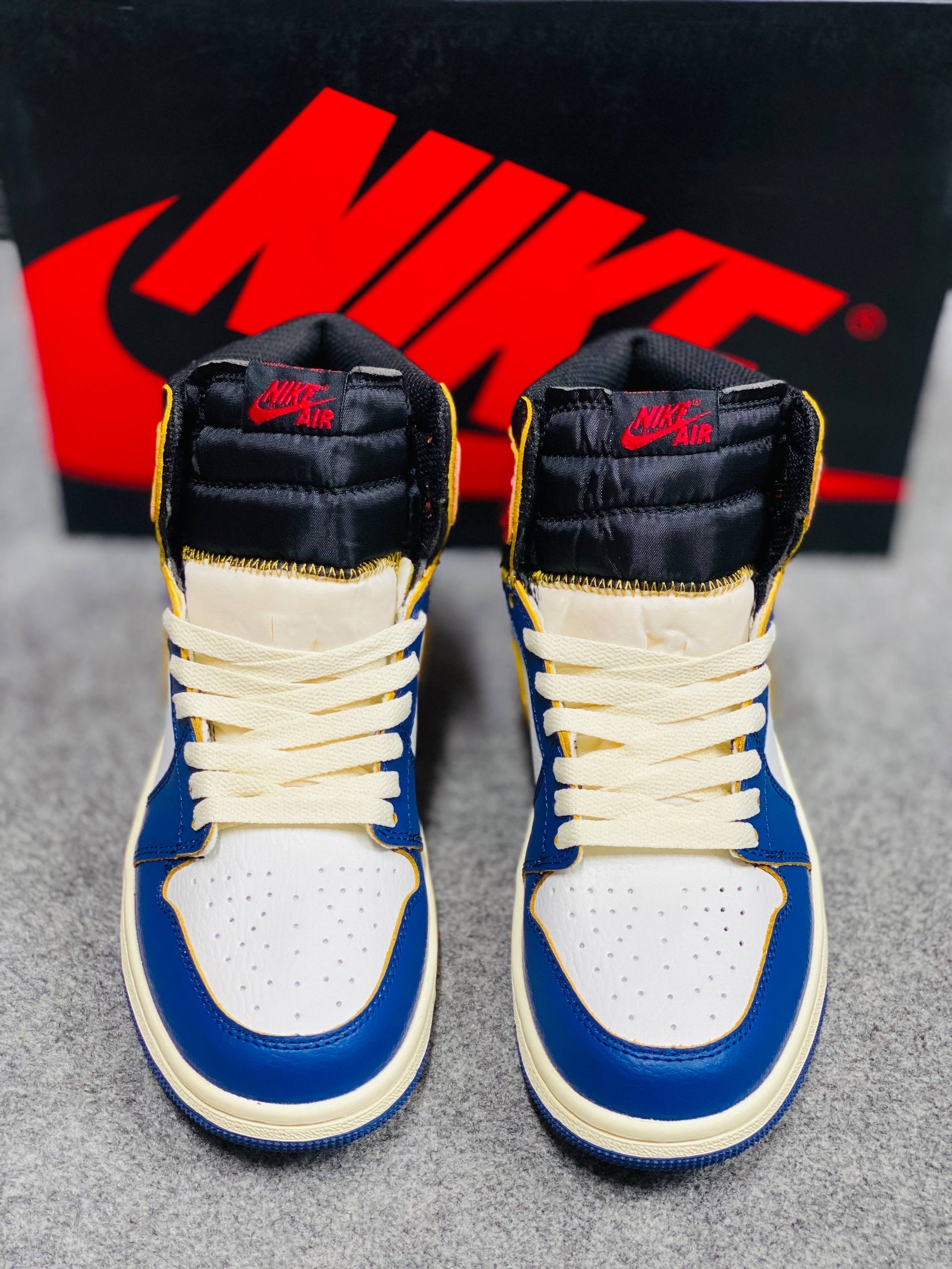 Jordan 1 Retro High Union Los Angeles "Storm Blue" (1:1) thumbnail 4