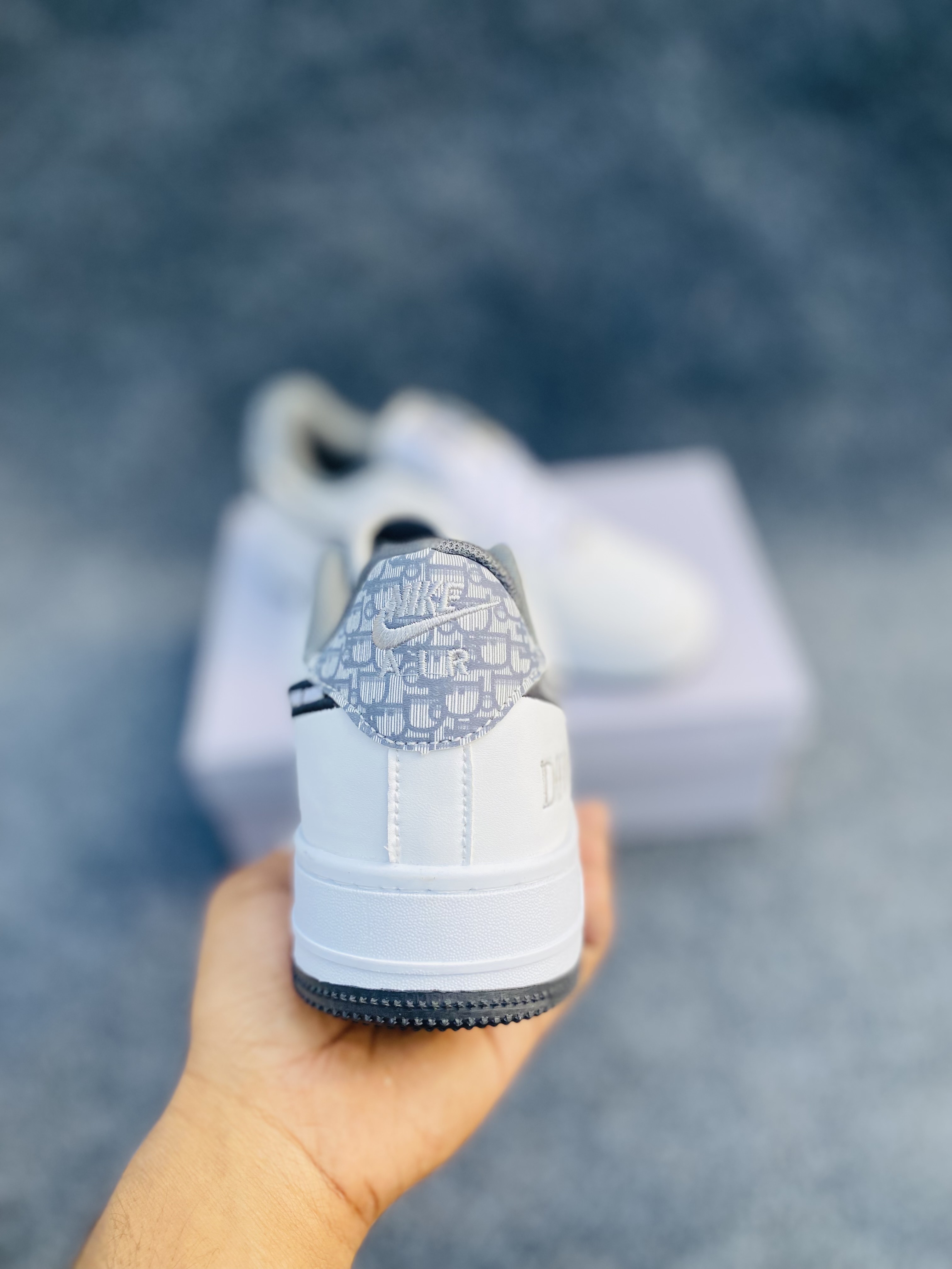 Nike Air Force 1 "Custom" "styled with Dior branding" (OEM) thumbnail 6
