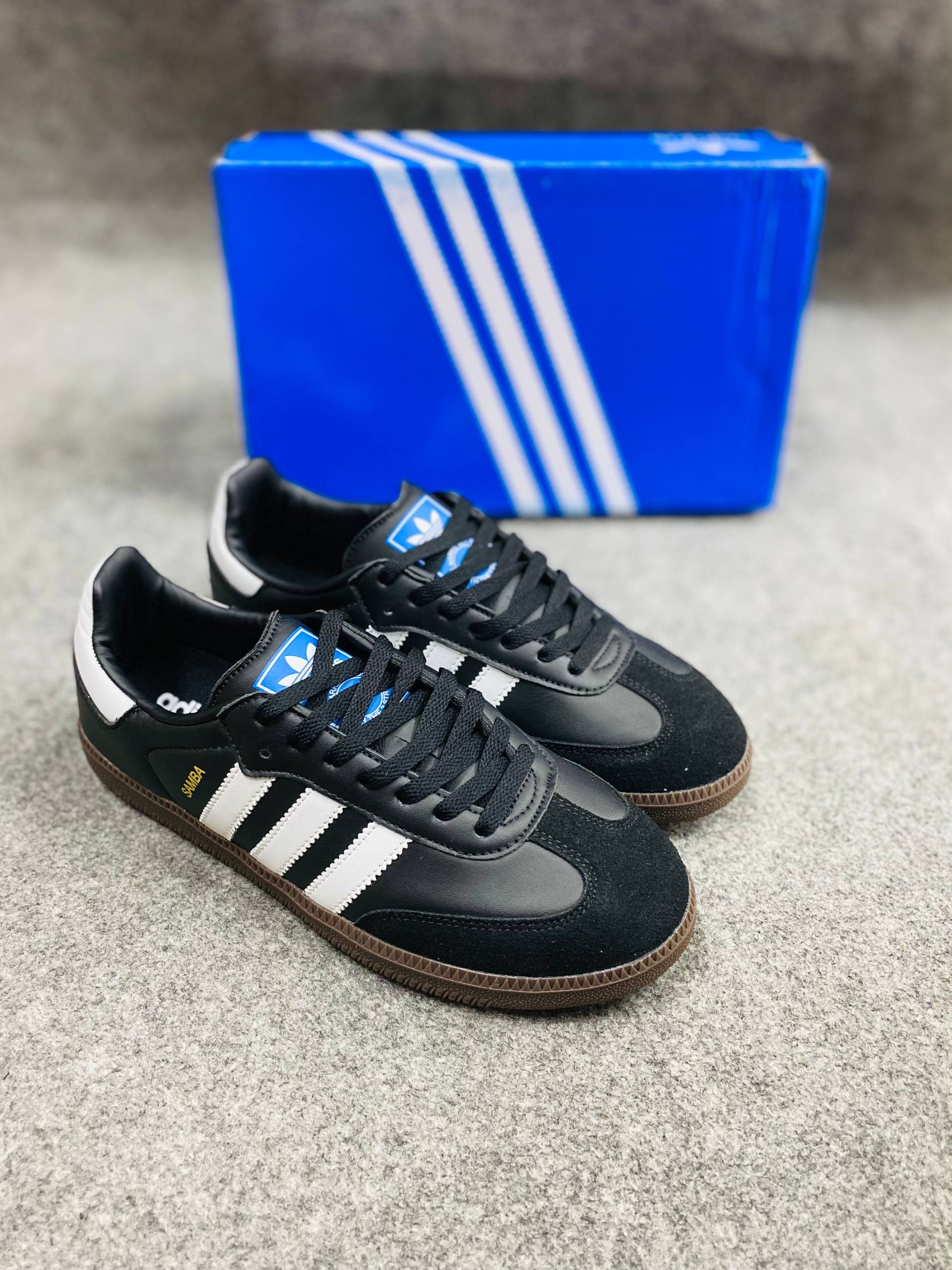 Adidas Samba OG: "Black&White" (1:1) thumbnail 4