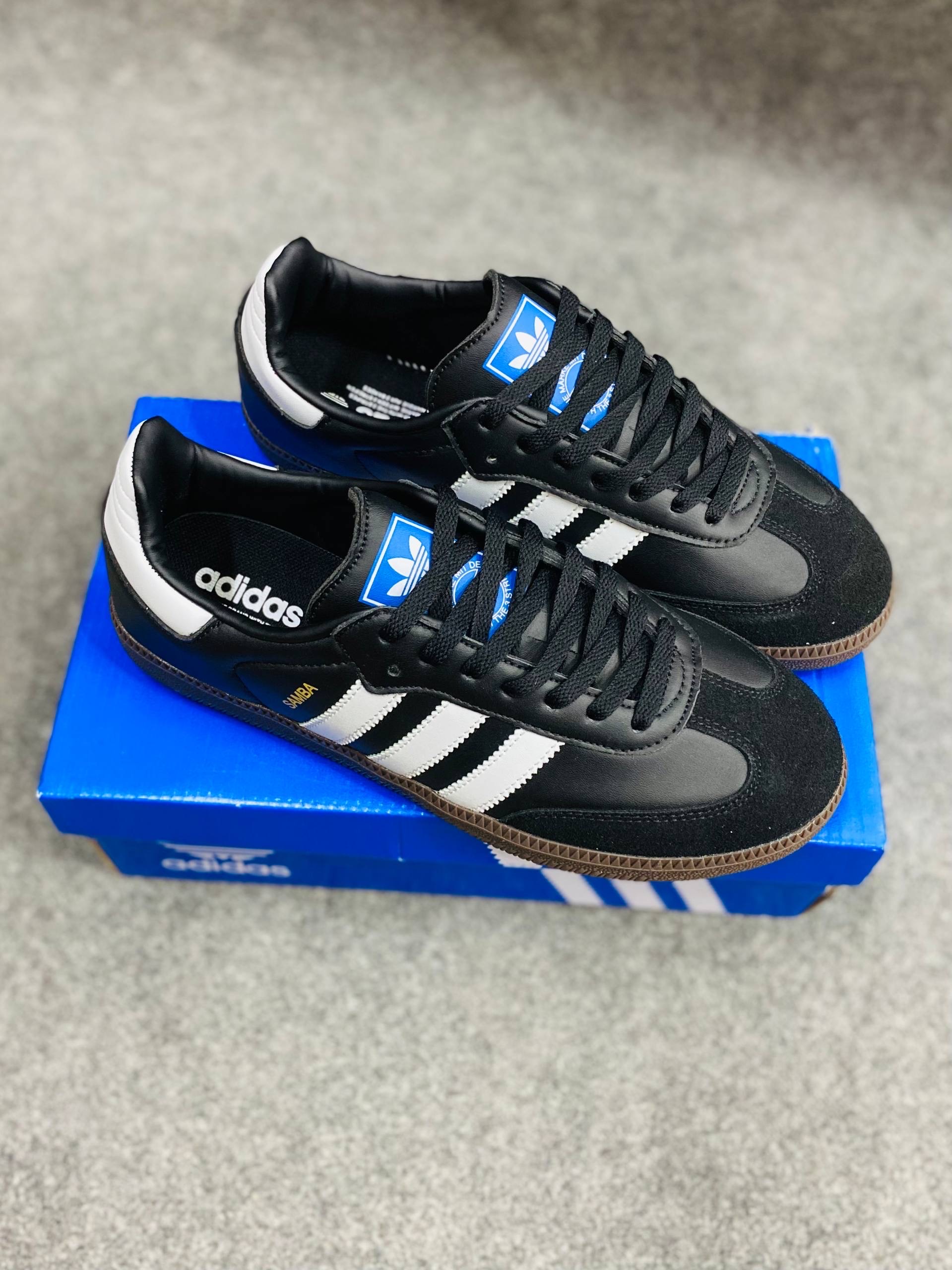 Adidas Samba OG: "Black&White" (1:1) thumbnail 6