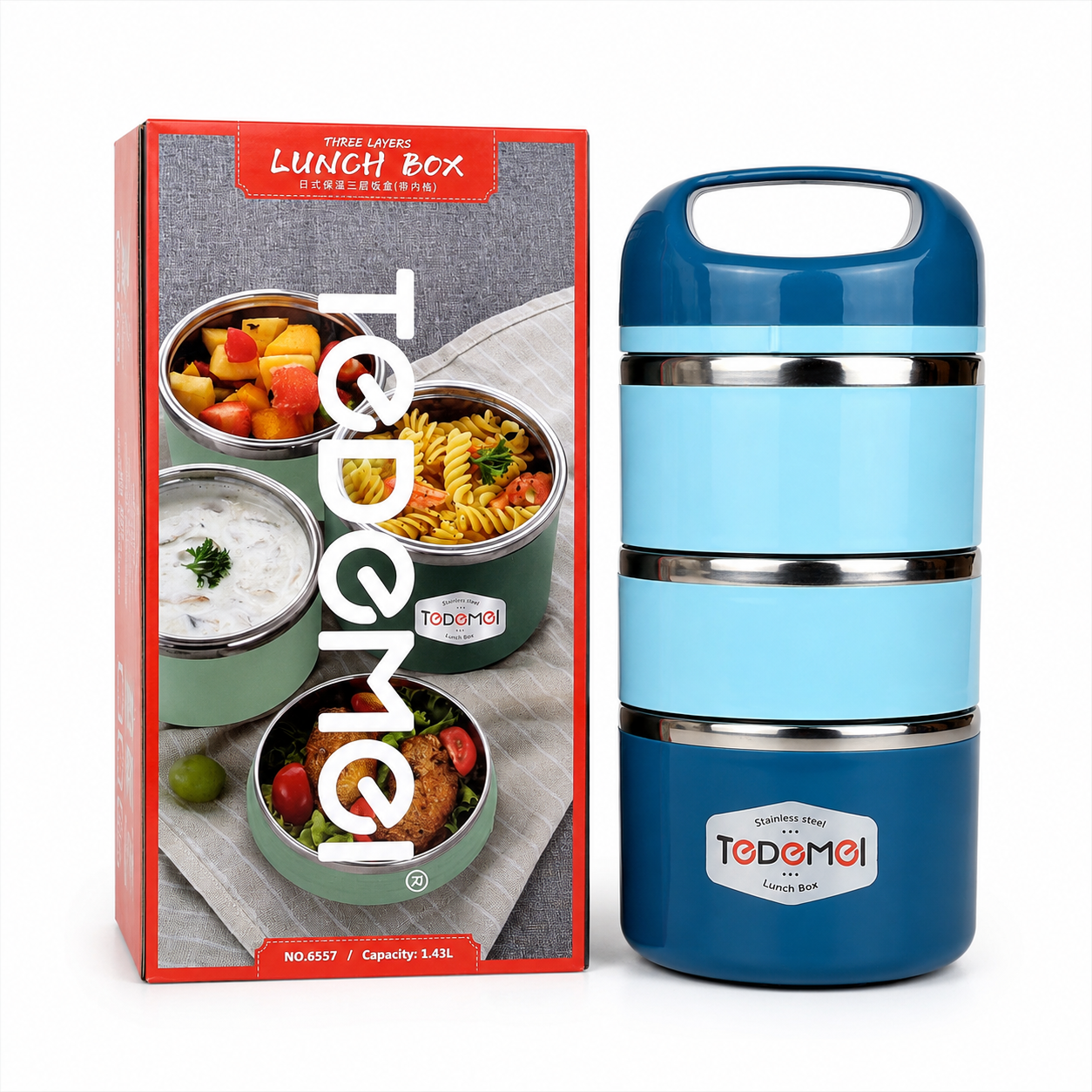 3.5 Layers 1.43L Stainless Steel Lunch Box_img_1