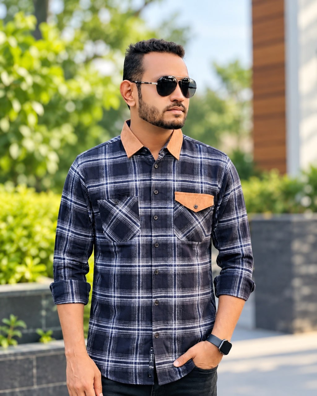 Premium Cotton Double Pocket Shirt
