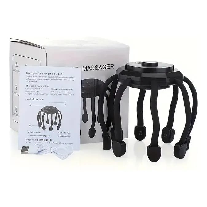 Electric Head Massager – Smart Scalp Relaxation Device for Stress Relief & Sleep_img_1
