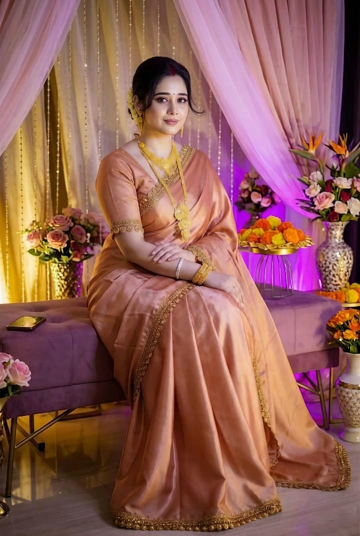 Indian Tuba Lama Silk saree_img_1
