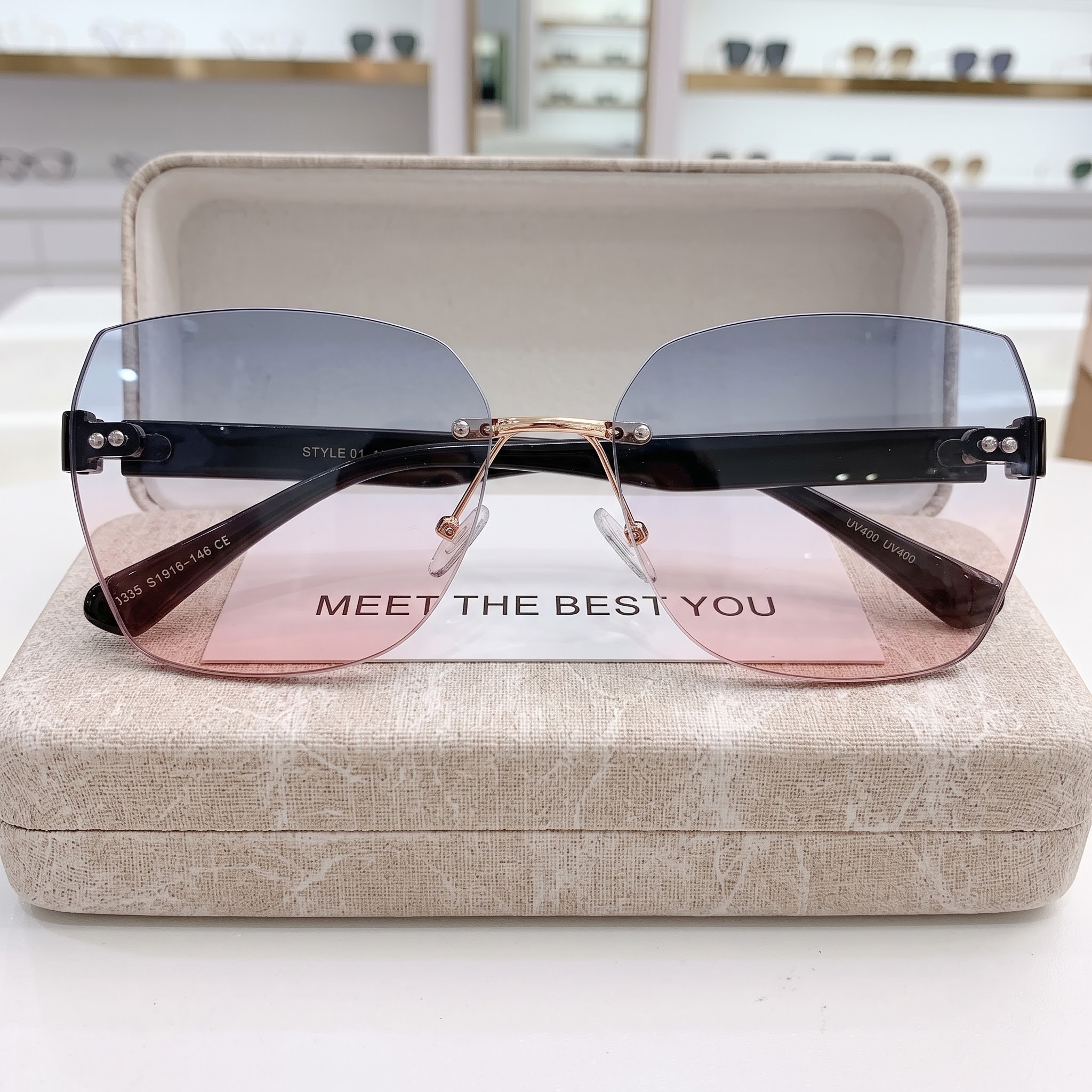 Glasses Female Korean Version Fashionable Sunglasses_img_3