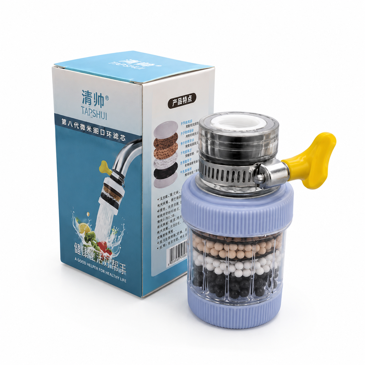 Fankiway Universal Interface Activated Carbon Faucet Water Filter