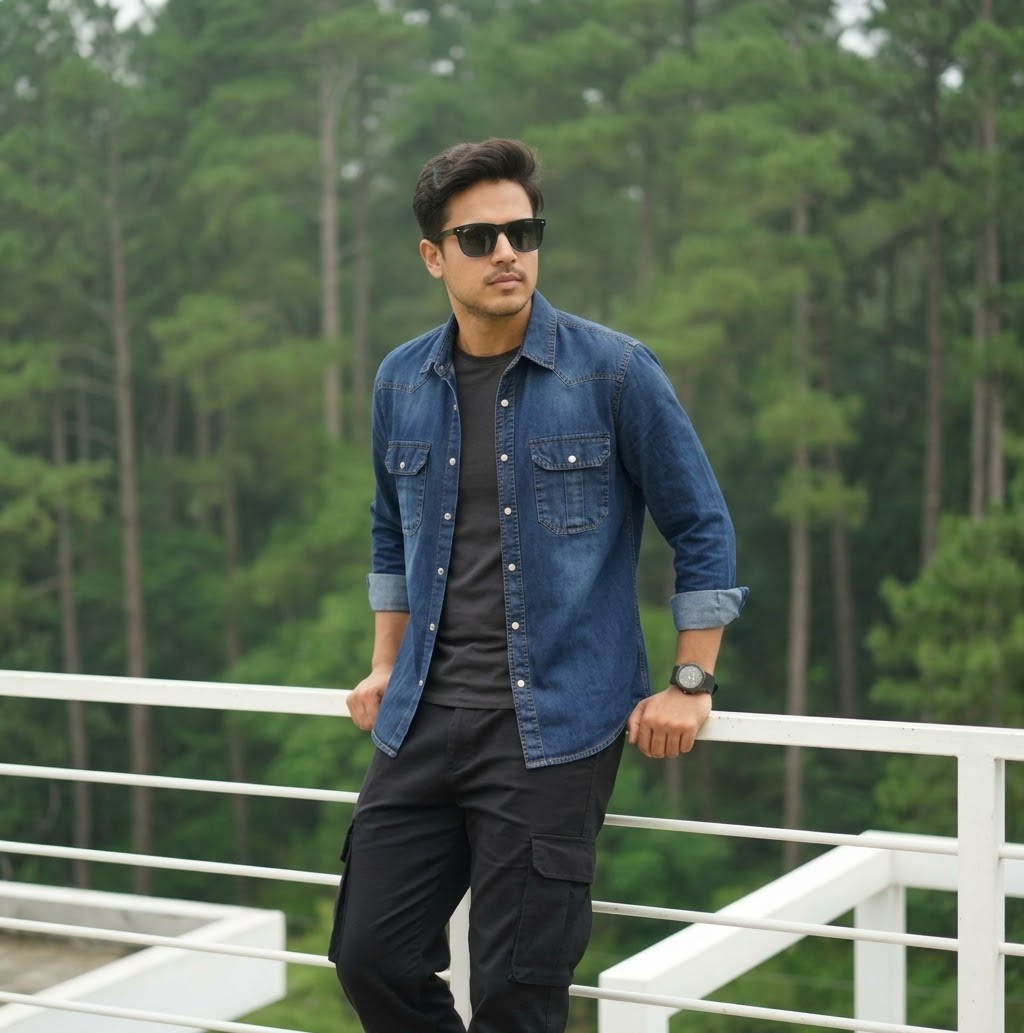 Premium Trendy Denim Shirt