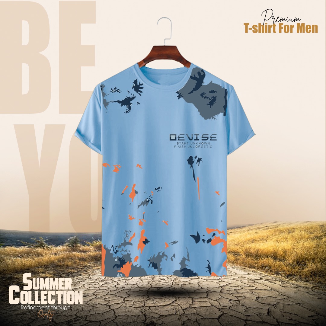 Stylish Comfortable Sports T-Shirt 5 Pcs Combo – Summer Collection_img_2